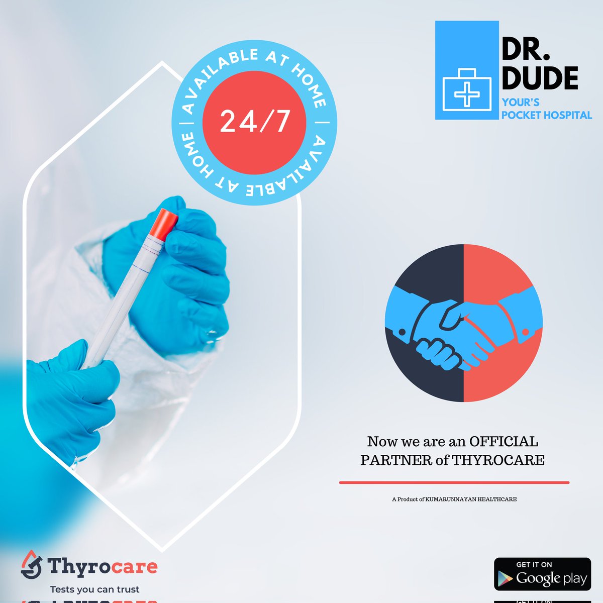drdudeofficial's tweet photo. Welcome @Thyrocare !! https://t.co/sScFK0yXdO