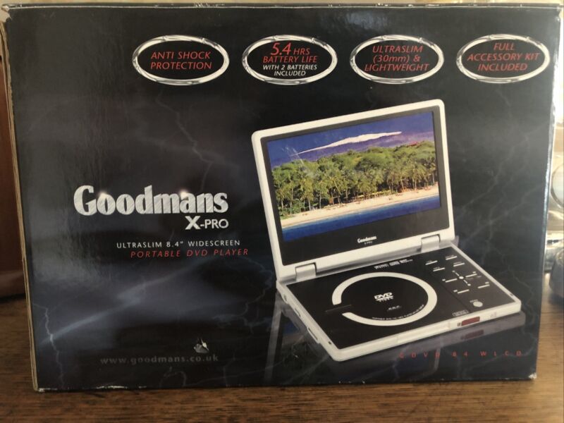 4ksteelbookent1's tweet photo. Goodman X-Pro Ultraslim 8.4 inch Widescreen Portable DVD Player (Boxed) 

Ends Sat 22nd Apr @ 6:31pm

https://t.co/rQvn8gMmHX

#ad #blurayplayer #4kuhd #4kplayer https://t.co/G9tFKsLUY2