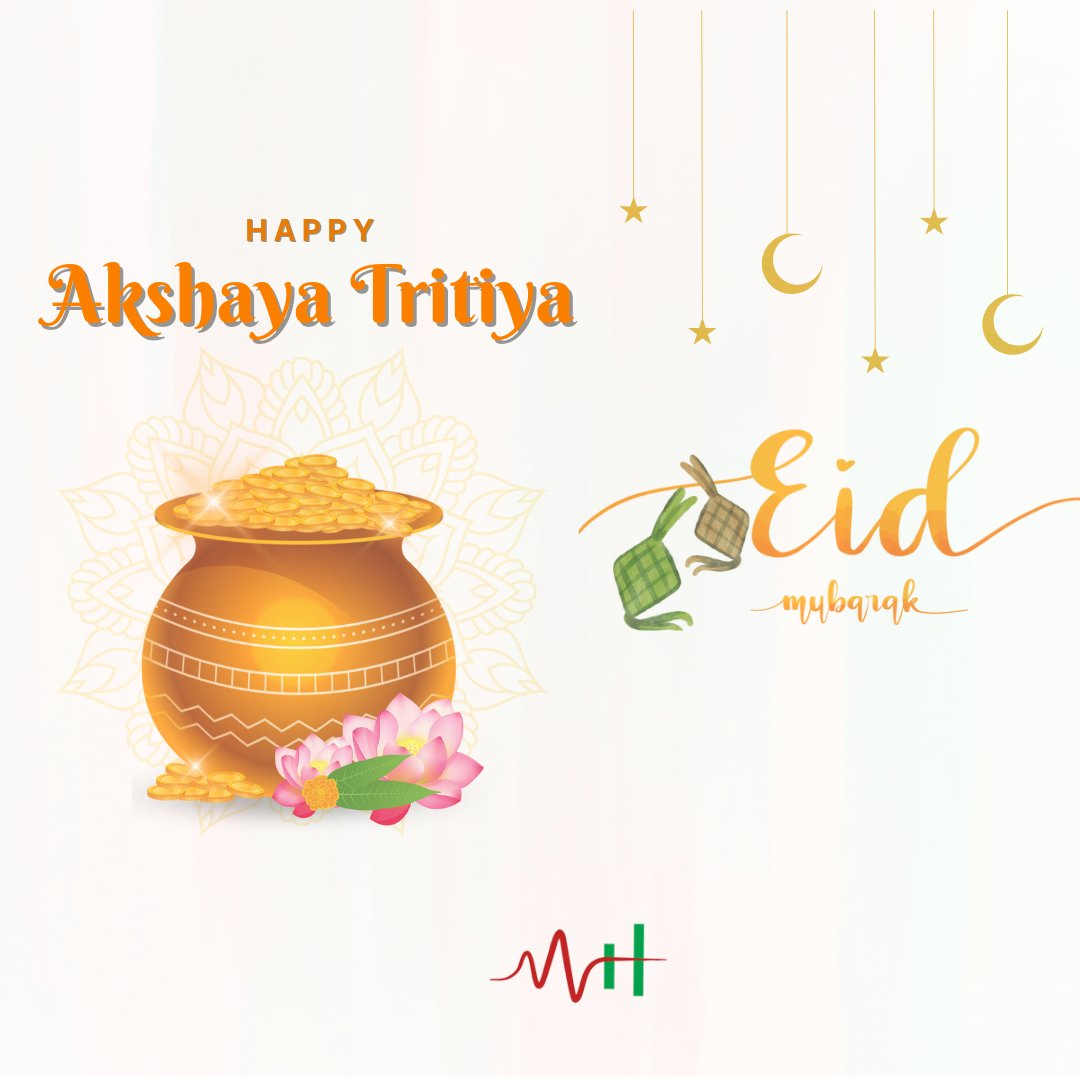HealMust's tweet photo. Wishing everyone a joyous Eid and Akshaya Tritiya filled with love, prosperity and happiness ✨

 #EidMubarak #eidulfitr #akshayatritiya #akshayatrutiya #eid #festivalsofindia #gold #goldjewellery #jummamubarak #eidoutfit #unityindiversity #india #mustheal https://t.co/1XC5sk2kJa