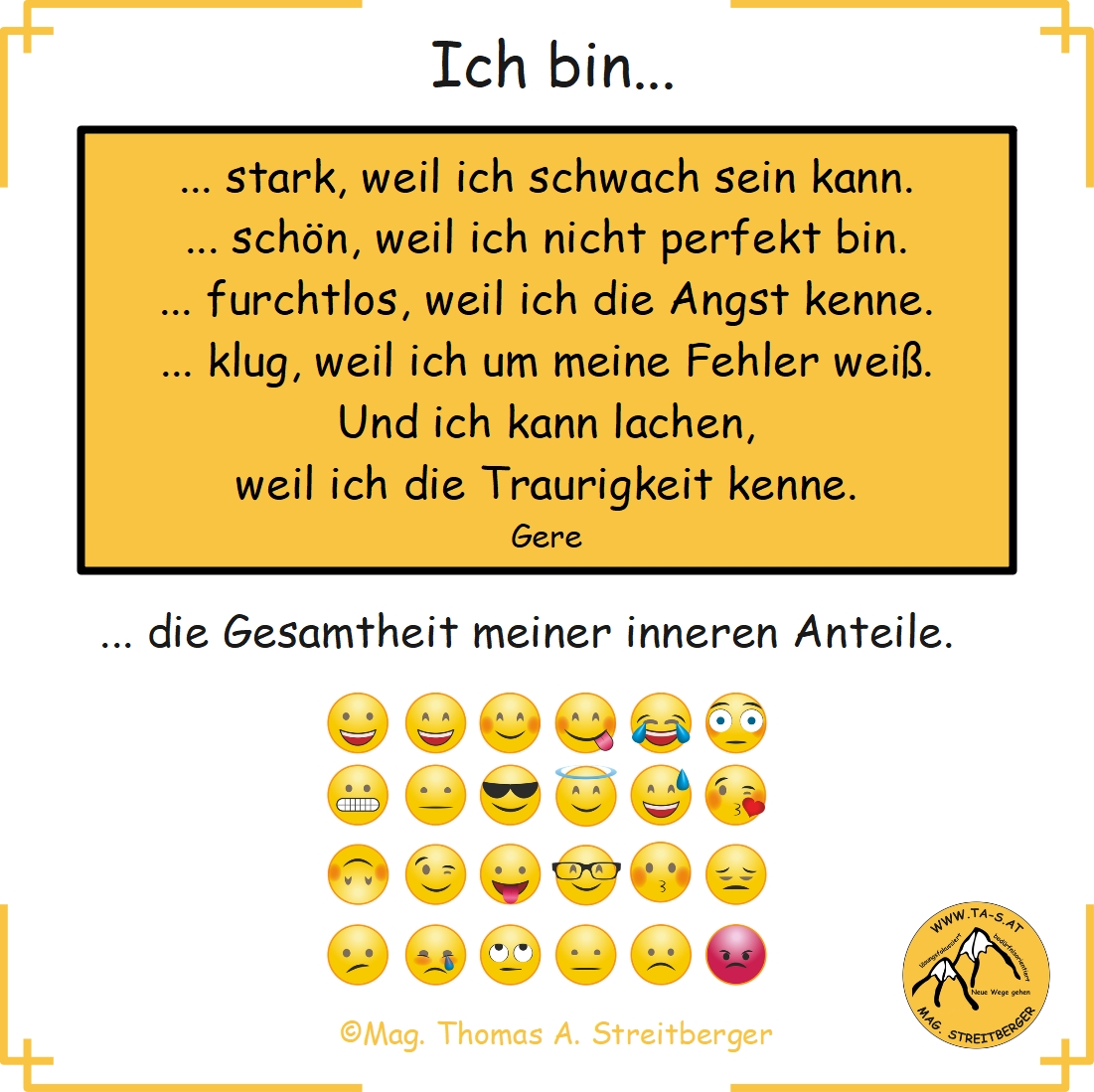 MagStreitberger's tweet image. #ichbin #selbst #selbstwert #selbstbewusst #leben #sein #mut #authentisch #tao #wuwei