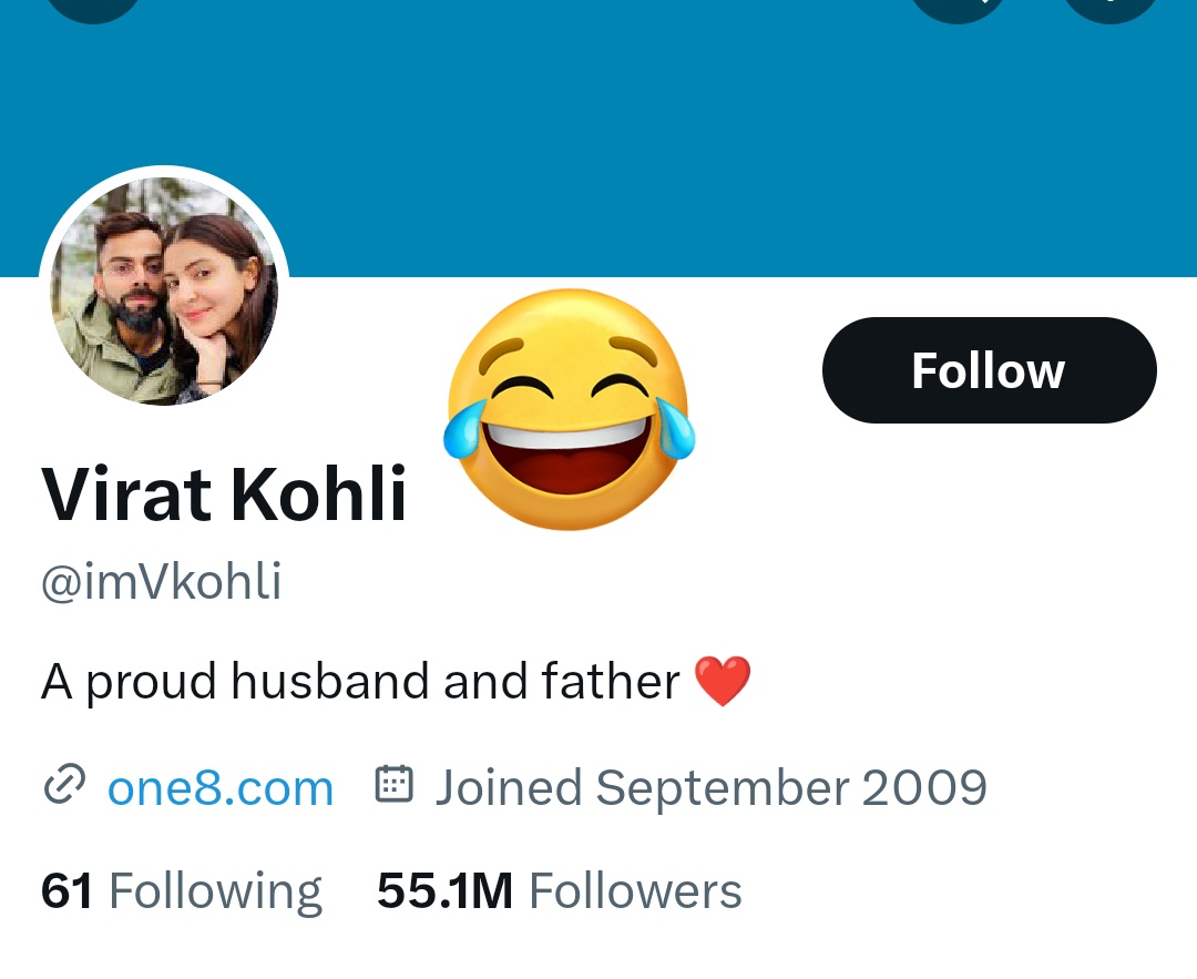 HitmanAjay's tweet photo. Springboard wale sir @VijayLalasar  Blue tick wale 
@imVkohli 😜 not verified 😅 https://t.co/CocHid4pxS