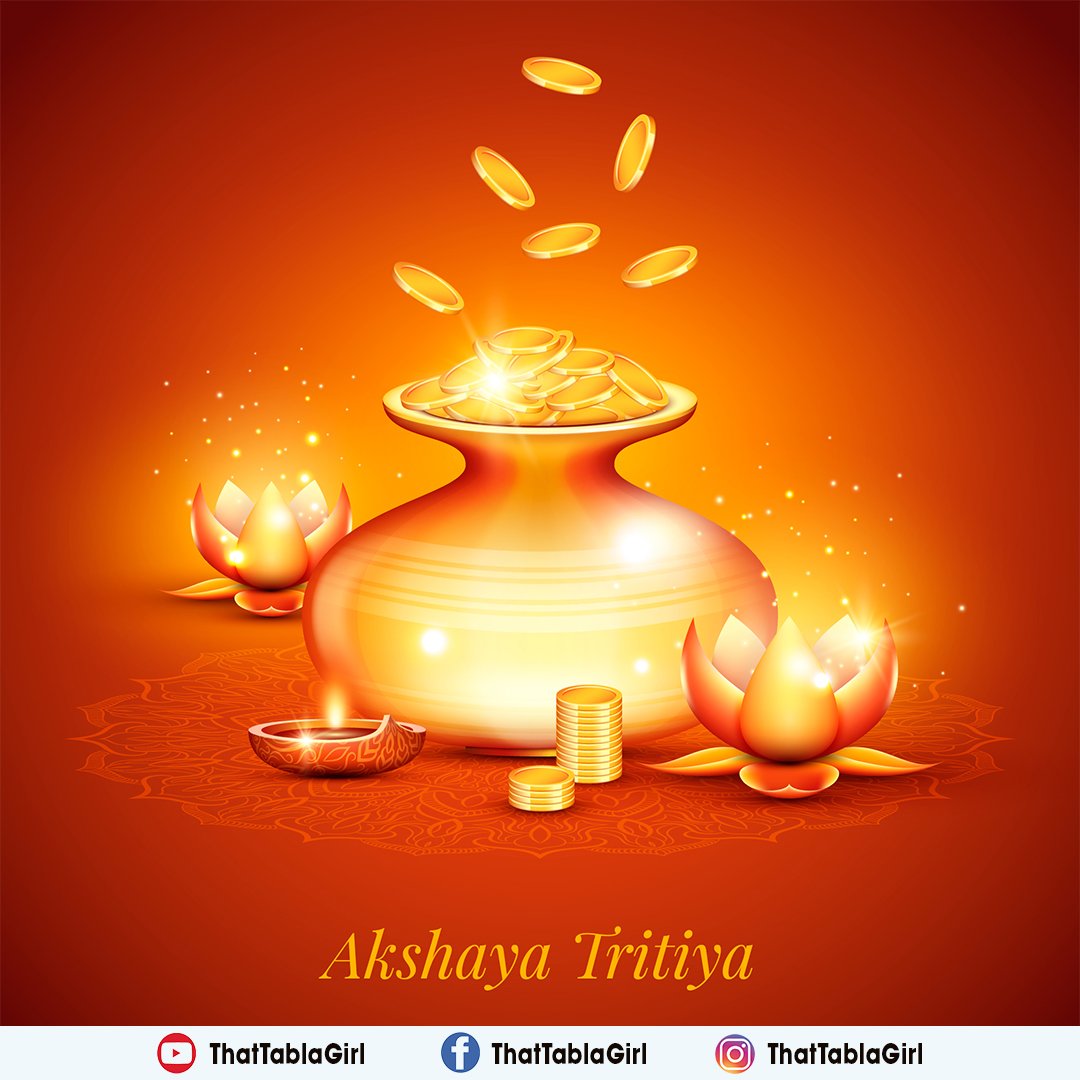 TTablagirl's tweet photo. Happy Akshaya Tritiya to one and all 💰
.
.
#akshayatritiya2023 
#prosperity 
#that_tablagirl 
#uttarakhand 
#festival 
#contentcreator 
#TGIS
#LetsDance 
#EidMubarak https://t.co/R83JSM3DLj