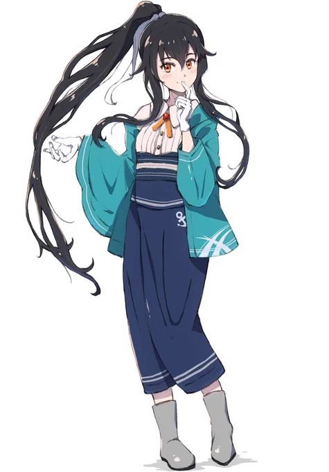 和装アレンジ仕様の矢矧ちゃんです!(*'ω'*)#艦これ #矢矧 