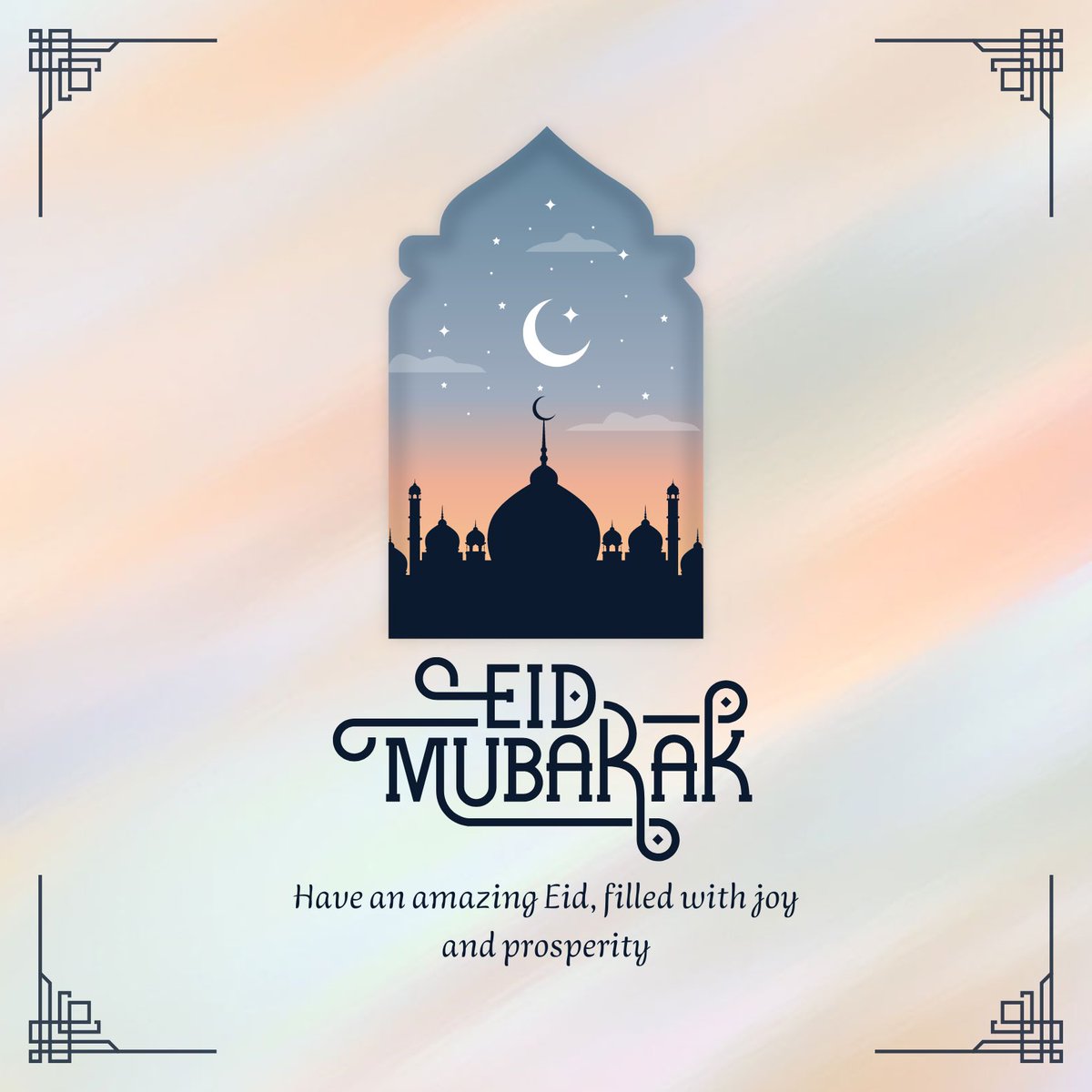 outnx's tweet photo. Eid Mubarak!

The Alpha Rho Chapter of Theta Nu Xi Multicultural Sorority, Inc. wishes joy and prosperity for all those who celebrated Eid today!🤍

Eid al-Fitr marks the end of Ramadan, and celebrates the end of the month-long fast. We wish you an abundant feast! https://t.co/jrrisb1DY1