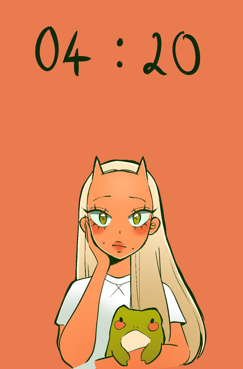 🐸 😈 
🌱🌸Just a demon and her pet frog 🌸🌱

#pepe #nfts #tezo