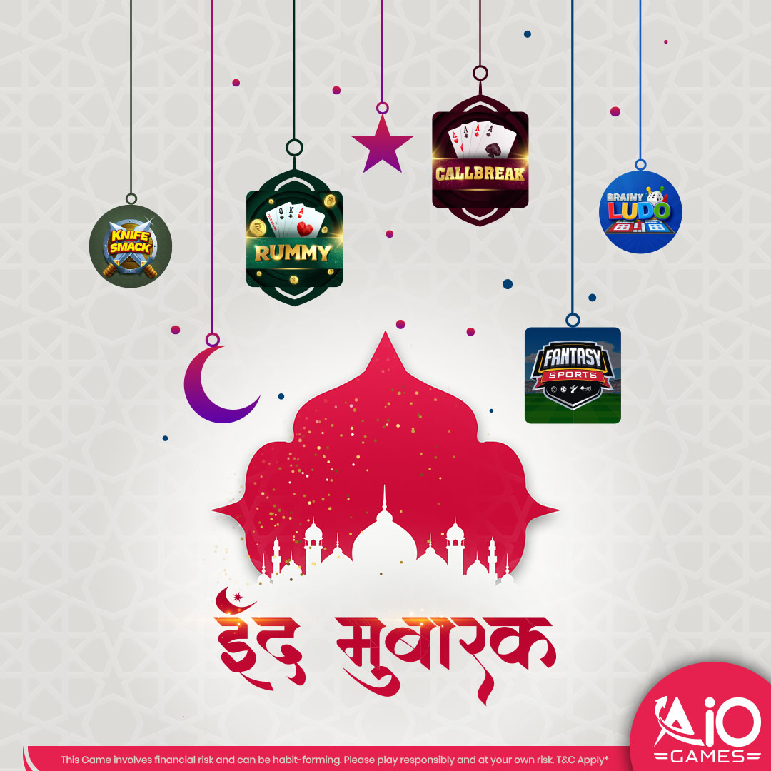 games_aio's tweet photo. May the joy of this day bring you closer to the things you love #EidMubarak
Play online games & win real cash daily @games_aio
#onlinegaming #egaming #aiogames #realcashgames #earnmoney #Gaming #FantasyCricket #callbreak #AllinPoker #Poker #Rummy #KnifeSmack
..
*T&C apply https://t.co/T7a6PC66dK