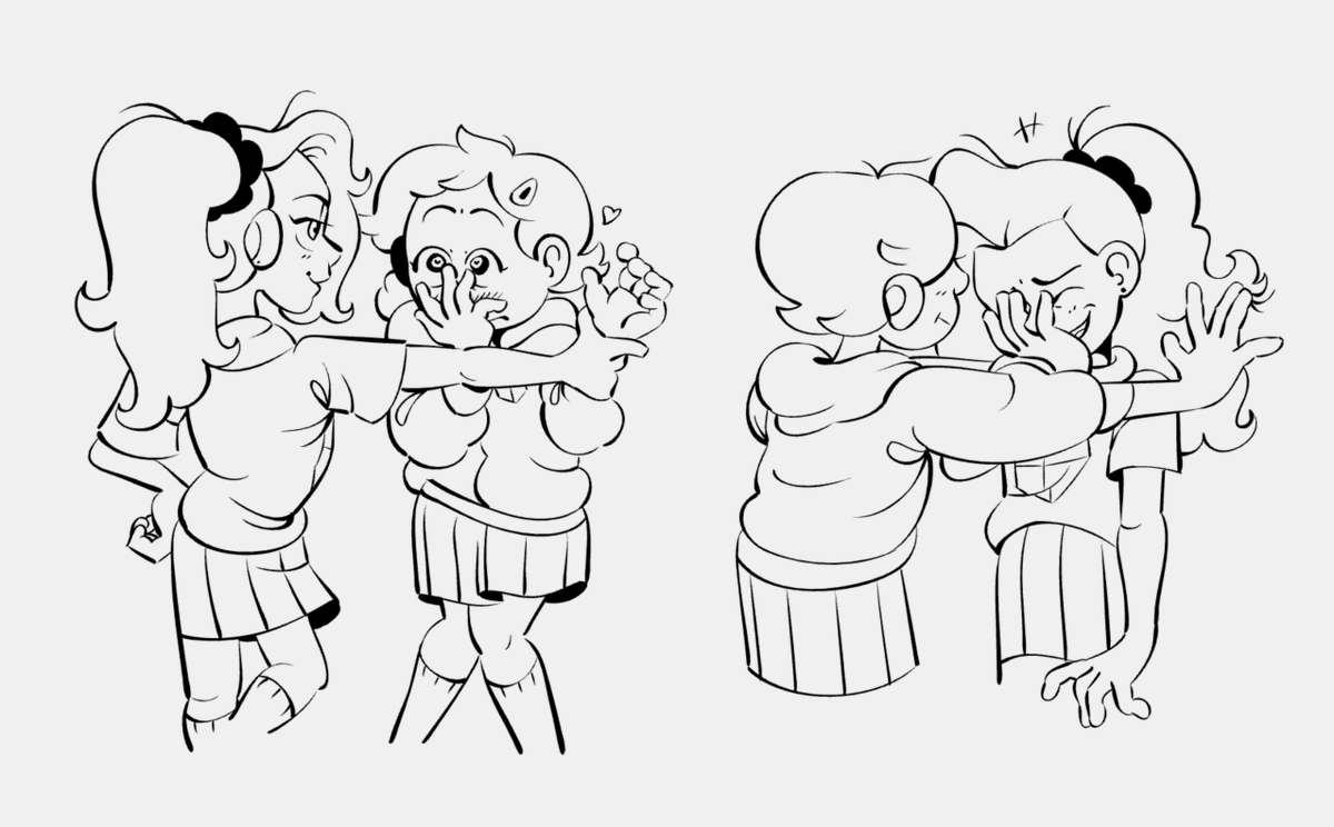 gumbalump's tweet photo. kabedon sasharcy #amphibia https://t.co/HY30hcIeQQ