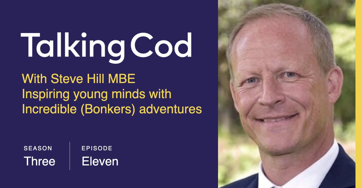 hil3494's tweet photo. Thanks @PhilBirchenall and @Handyall for inviting me on to your Podcast - it was great chatting to you both!! #TalkingCod
“New Talking Cod Episode Alert!
Beyond the Classroom!
Steve Hill MBE's Inspiring and bonkers adventures!
https://t.co/Iv7X3Qy3f3
#TalkingCod #Podcast #PersonalGrowth #SelfDiscovery
@Oldham_Hour