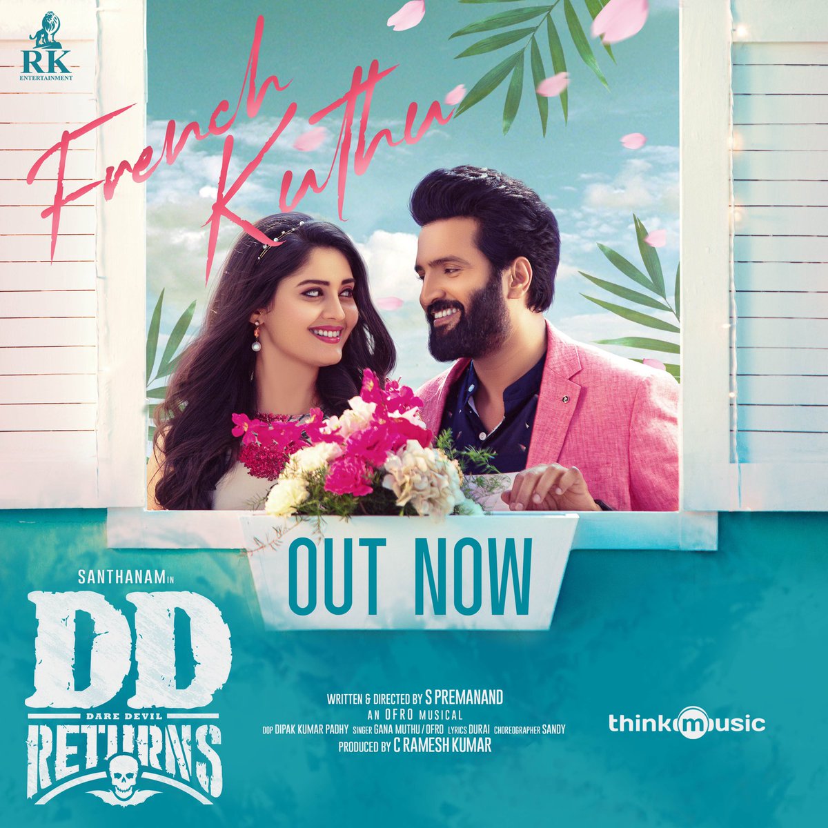 Iniku vibe ku solution #FrenchKuthu dhan pa! 🥁🎉🔥 #FrenchKuthu from #DDReturns is here to rock!🤙 youtu.be/ox_xeT-FXl0 An @ofrooooo 🎶 🎙 #GaanMuthu 🖊 @kenroyson_ 🤩 @iamsanthanam @Surbhiactress @iampremanand @RKEntrtainment @dopdeepakpadhy @dineshashok_13 @onlynikil