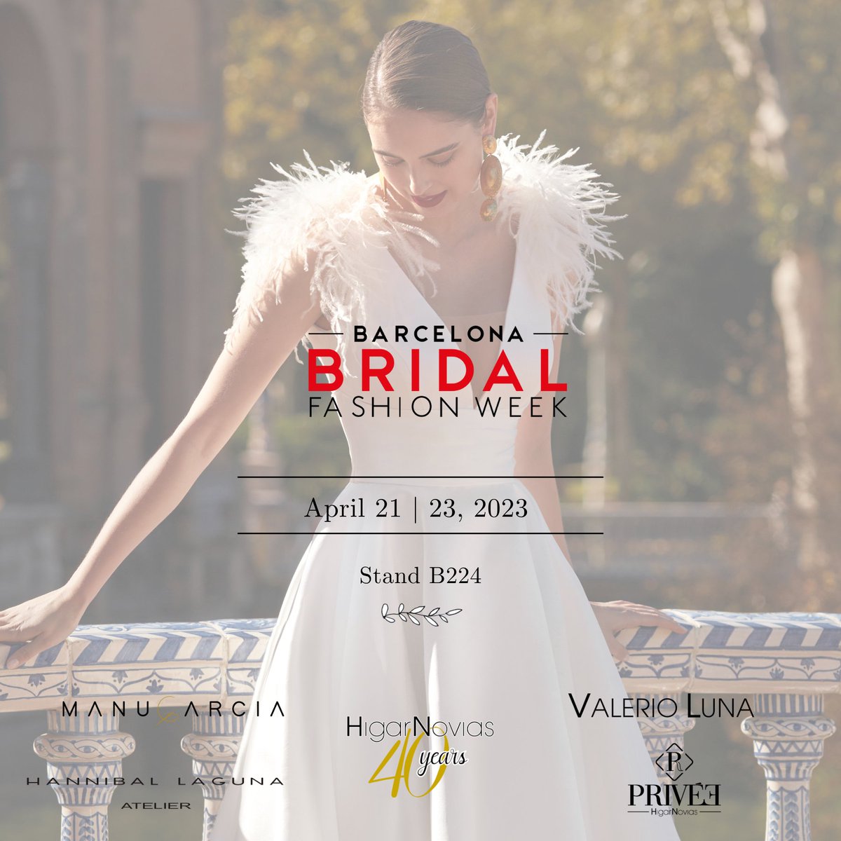 🪡❤️ ¡Nuevo día, nuevas ilusiones! ¡Buenos días!
#BarcelonaBridalFashionWeek
Stand B224.

#HigarNovias <a href="/ManuGarcia_GHN/">Manu Garcia Costura</a> <a href="/ValerioLuna_GHN/">Valerio Luna</a>  #HannibalLagunaAtelier