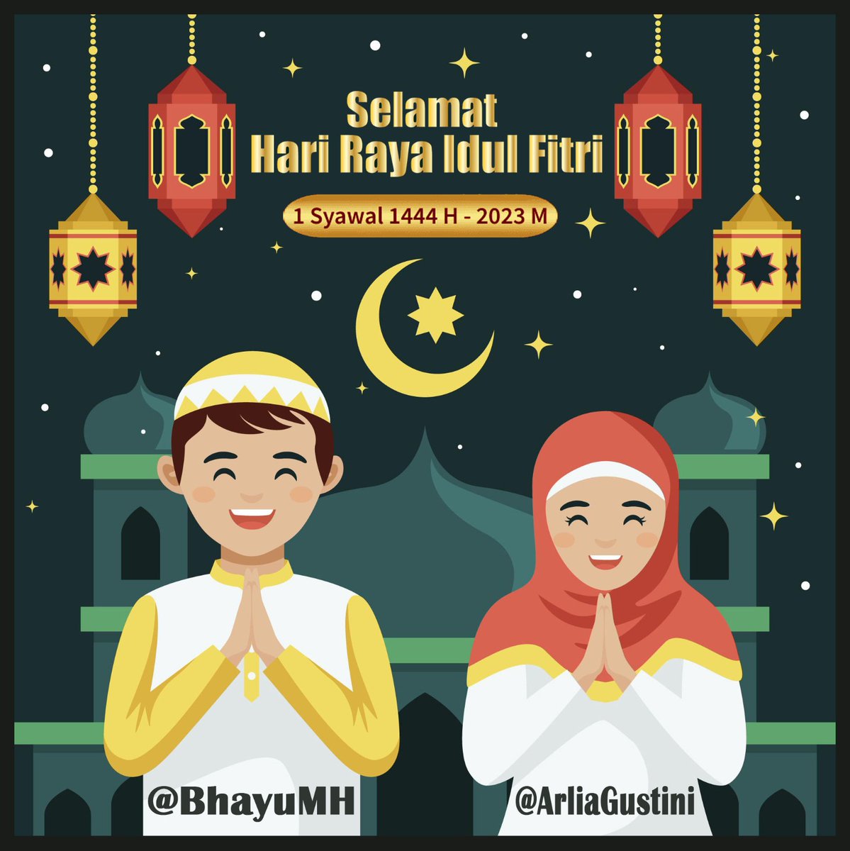 BhayuMH's tweet photo. تَقَبَّلَ اللَّهُ مِنَّا وَمِنْكُمْ تَقَبَّلْ ياَ كَرِيْمُ وَجَعَلَنَا اللهُ وَاِيَّاكُمْ مِنَ الْعَاءِدِيْنَ وَالْفَائِزِيْنَ وَالْمَقْبُوْلِيْنَ كُلُّ عاَمٍ وَأَنْتُمْ بِخَيْرٍ https://t.co/gig7Bmsw6r
