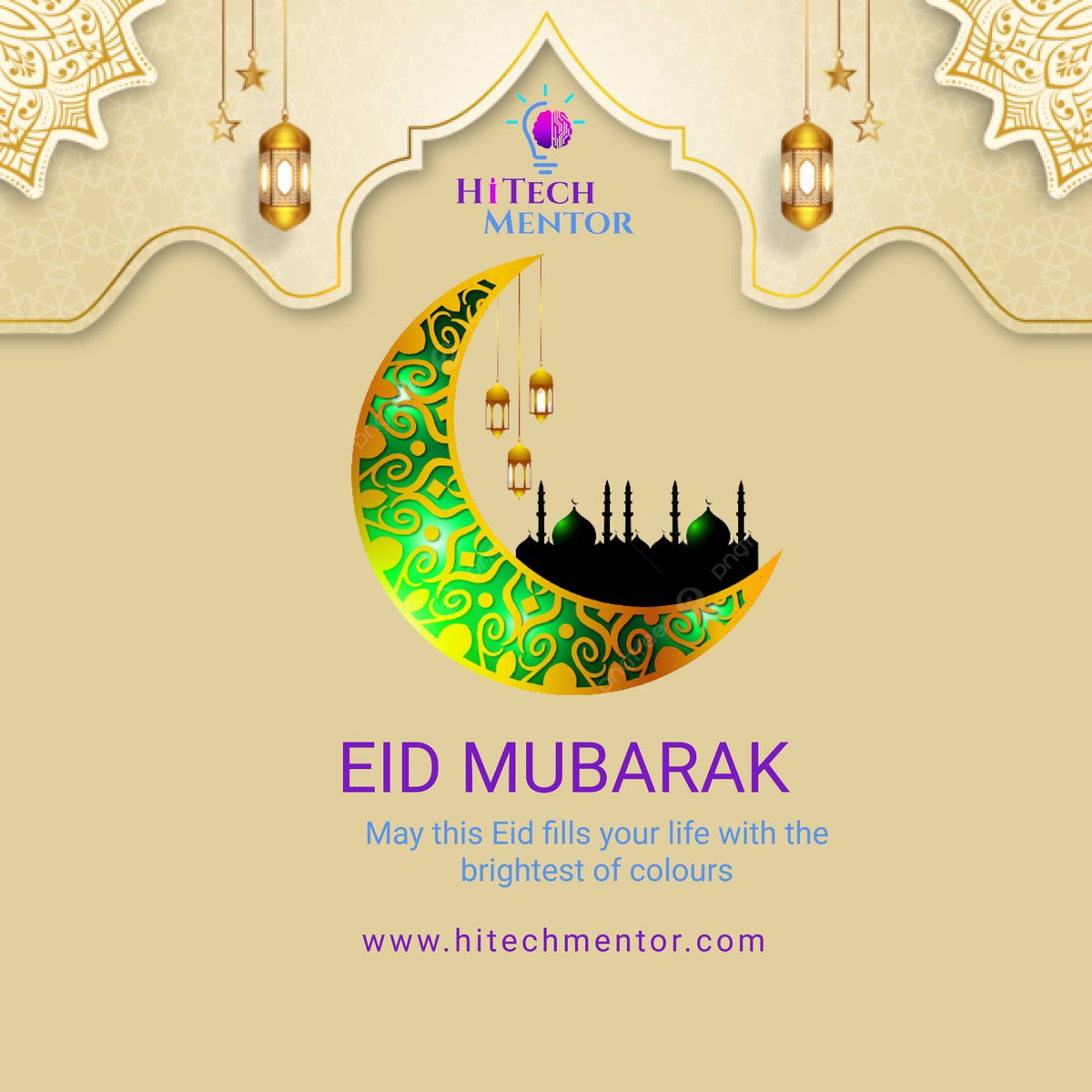 As we celebrate Eid al-Fitr, let's remember the importance of unity, compassion, and kindness. Wishing you and your loved ones a blessed Eid. #EidMubarak #hitechmentor
#EidAlFitr
#EidCelebrations
#MuslimFestivals
#BlessingsOfEid
#FestivalOfBreakingFast
#EidWishes
#EidMubarak2023