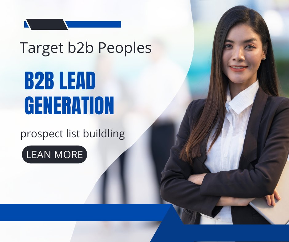 Surajitkmahato's tweet photo. Struggling with finding quality leads? Say no more! Our B2B lead generation services have got you covered. Build an extensive prospect list and keep the sales rolling.
Serve: https://t.co/pl0Q9oBRNl
#QualityLeads #ProspectListBuilding #B2BMarketing #Knicks #Cavs https://t.co/m35nrwnnyq
