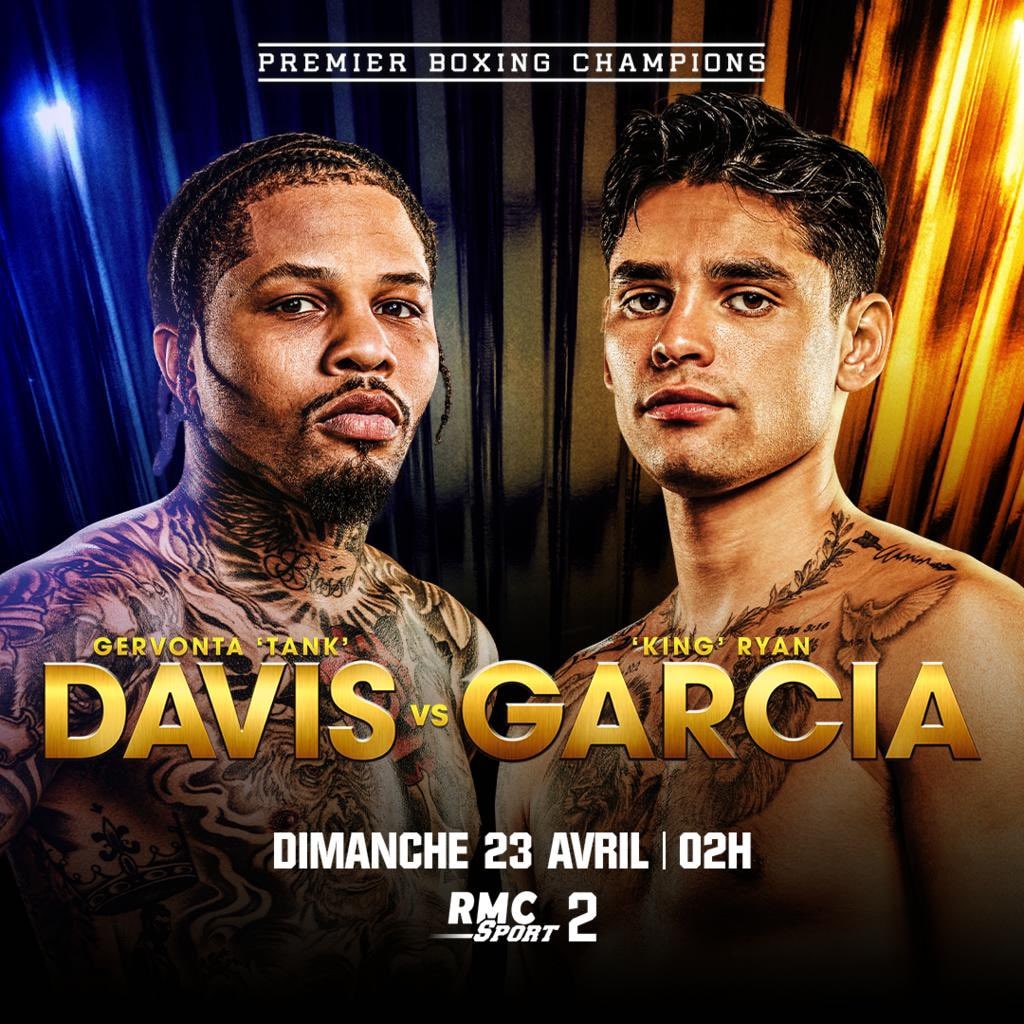 MMArena_'s tweet photo. C'EST LE JOUR J 📍

GERVONTA DAVIS VS. RYAN GARCIA 🥊💥

CETTE NUIT À PARTIR DE 2H SUR RMC SPORT 2 📺 #DavisGarcia https://t.co/J2c1fwLrvy