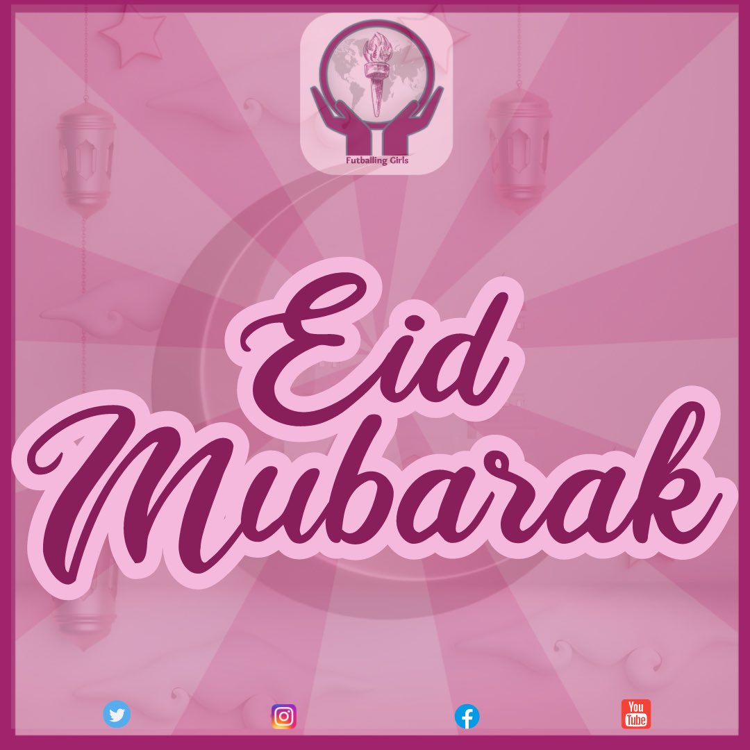 futballinggirls's tweet photo. Warmest wishes to you and your family. May this day bring you peace, happiness, and abundant blessings. From the @futballinggirls family.

#EidMubarak
#FutballingGirlsNPO https://t.co/lT18jalvTM