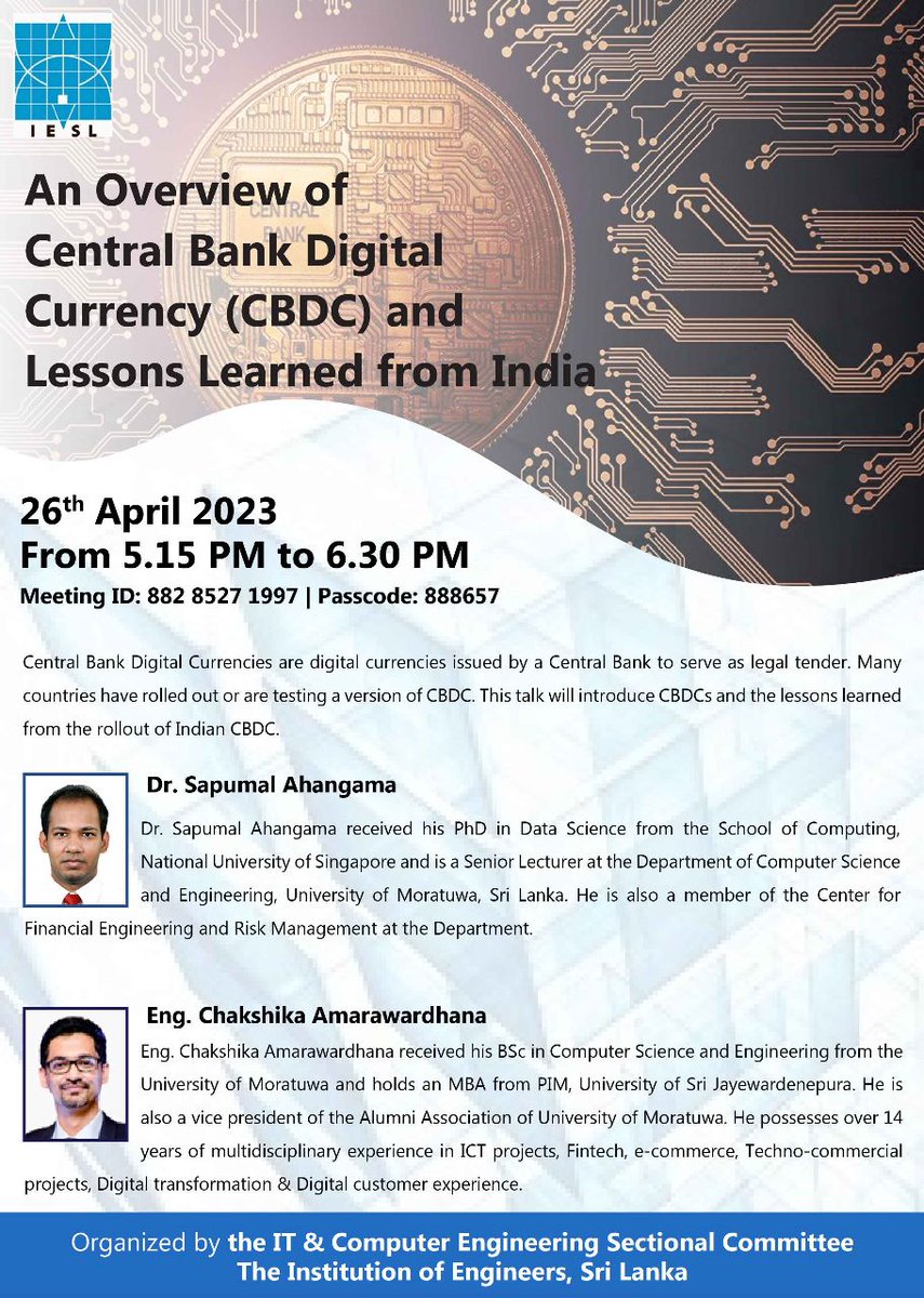 zapumal's tweet image. Will a #CDBC work in Sri Lanka? Join me next Wednesday to discuss! @iesllanka #lka