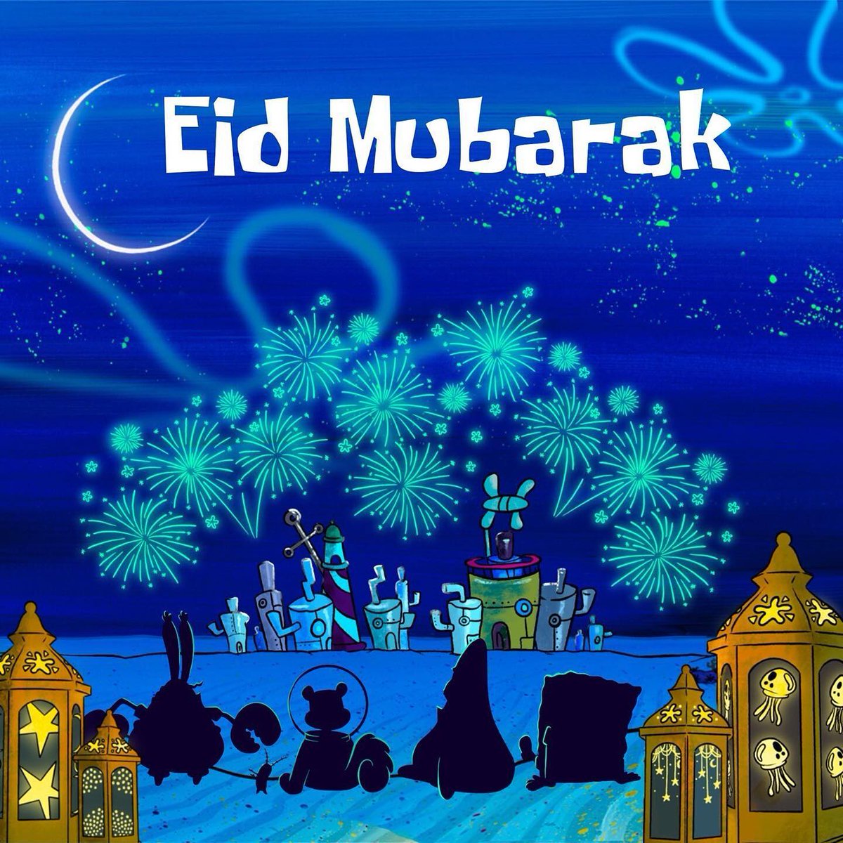 wishing a happy Eid to all who celebrate!

🎨: IG: <a href="/yasmemez/">yasmine</a>, <a href="/nickelodeon/">Nickelodeon</a>