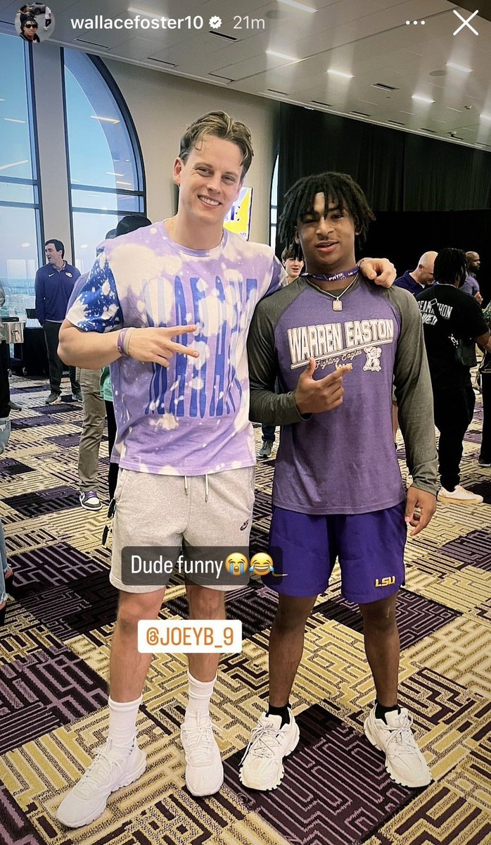 JoeyBClub's tweet photo. JoeyB back at LSU! https://t.co/rXnDAuieMs