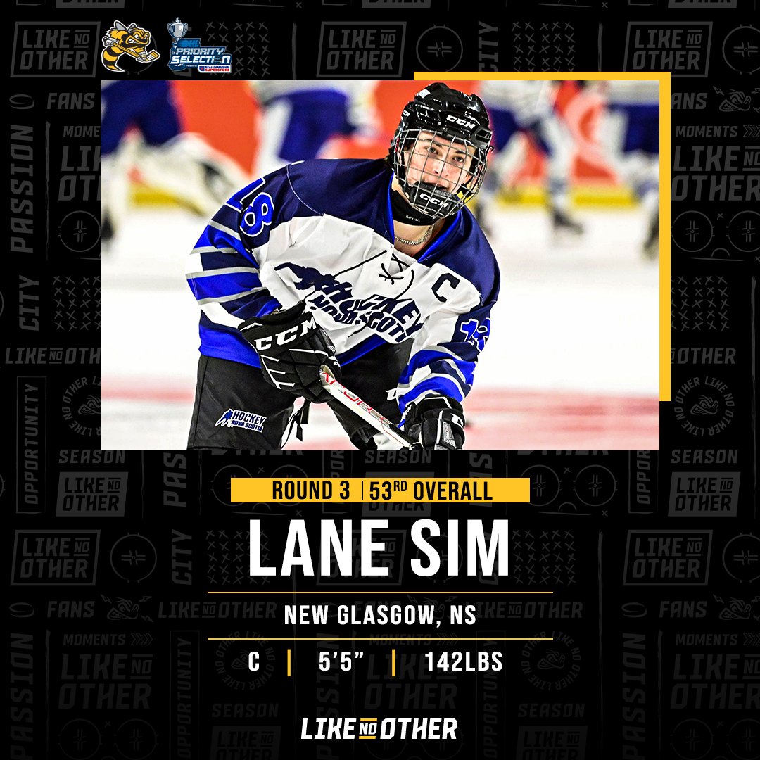 StingHockey's tweet photo. With the 53rd overall pick in the 2023 #OHL Priority Selection, we are proud to select Lane Sim from the Weeks Major Midgets U18.

Welcome to #Stingnation Lane! 🤝 

#OHLDraft | #LikeNoOther https://t.co/QVE9cDrpjj