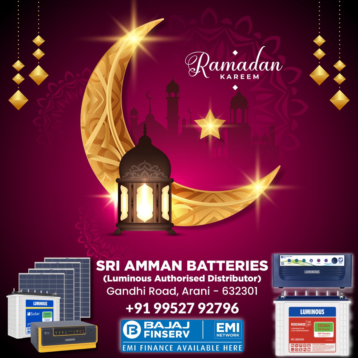 Ramadan Mubarak 2023!
#happyramadan #Battery #battery #batteryreplacement #batterypower #inverterbattery #invertersystem #solarinverter #inverterbatteries #inverter #solarsystem #solarpanels #solarpower #SolarPower #solar #solarinstallation