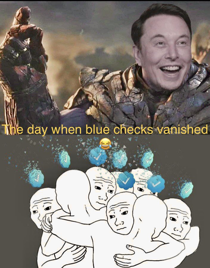 shakeelahsan's tweet photo. #Thanos #BlueCheckMark #cryingbitches https://t.co/EjT3esFu8N