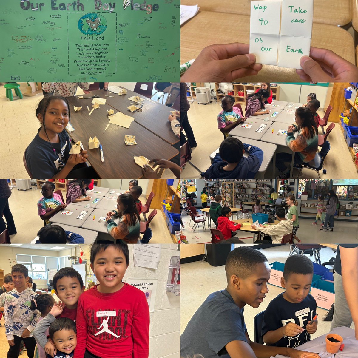 ssaraceno19's tweet photo. What a great way to end our Earth Spirit Week with Our Annual Earth Day Extravaganza! Students participated in a variety of eco friendly activities to help promote ways we can take care of the Earth. Proud to be a bulldog! https://t.co/u1PgzW8WXI