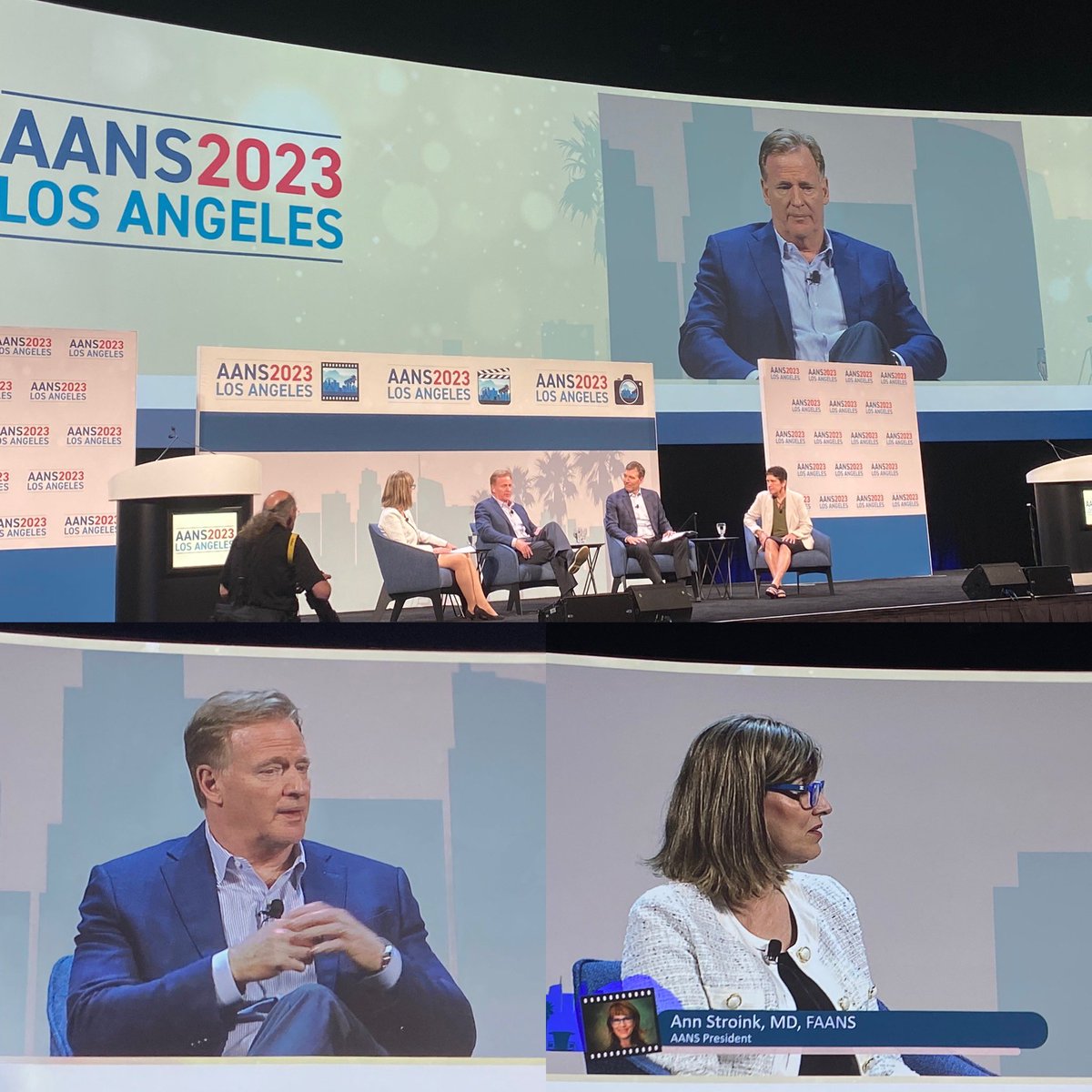Jeremiah Johnson MD, FAANS (@jerjohnson) on Twitter photo “The health and safety of athletes are better because of the people in this room” - Roger Goodell, NFL Commissioner #AANS2023
<a href="/nflcommish/">Roger Goodell</a> <a href="/NFL/">NFL</a> <a href="/AANSNeuro/">AANS</a> <a href="/AANS_President/">Jacques J. Morcos, MD, FAANS</a> <a href="/AANSNeuro/">AANS</a> “The health and safety of athletes are better because of the people in this room” - Roger Goodell, NFL Commissioner #AANS2023
<a href="/nflcommish/">Roger Goodell</a> <a href="/NFL/">NFL</a> <a href="/AANSNeuro/">AANS</a> <a href="/AANS_President/">Jacques J. Morcos, MD, FAANS</a> <a href="/AANSNeuro/">AANS</a>