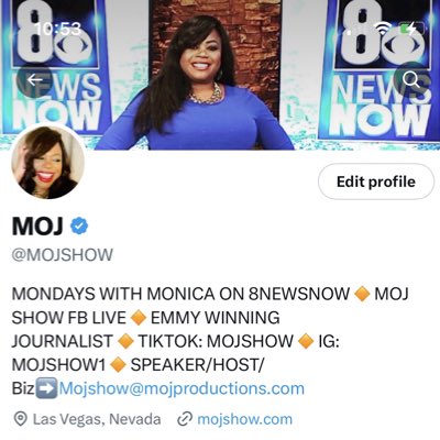 MOJSHOW's tweet photo. Hey Folks! So #Elon kept his promise on removing r verified accts. Just so u know, I’m still VERIFIED with or without the mark. I refuse to pay 8-bucks. My profile pic shows the mark b4 it was removed. #NewProfilePic https://t.co/vKHeGN89Uv