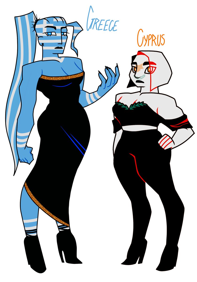 _King0K_'s tweet photo. Greece & Cyprus
#CountryHumans #countryhumansgreece #countryhumanscyprus https://t.co/tUsrhWo5cd
