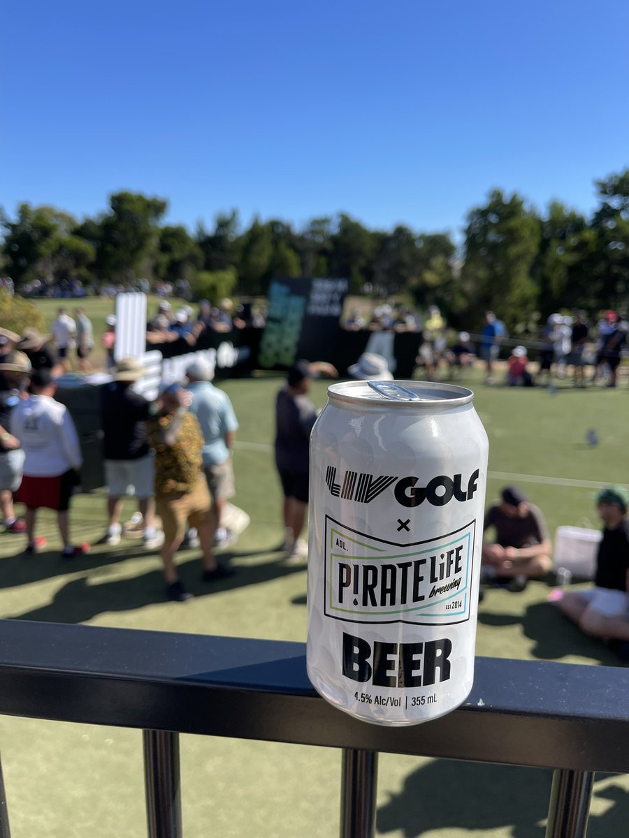 digitalmanoz's tweet photo. What could be better?
The birdie shack , a beer from Pirate Life @livgolf_league waiting to see @BKoepka and @CamSmithPGA
#birdieshack
#LIVGolfAdelaide https://t.co/vD0ugVAXnf