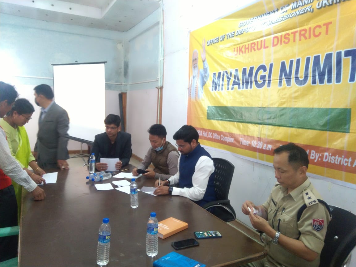 ManipurPlanning's tweet photo. #MeeyamgiNumit was successfully held on 21st April, 2023 at DC Office Complex, Ukhrul. Peoples' grievances were addressed, various scheme benefits provided to the respective beneficiaries https://t.co/j32n5BL3gc