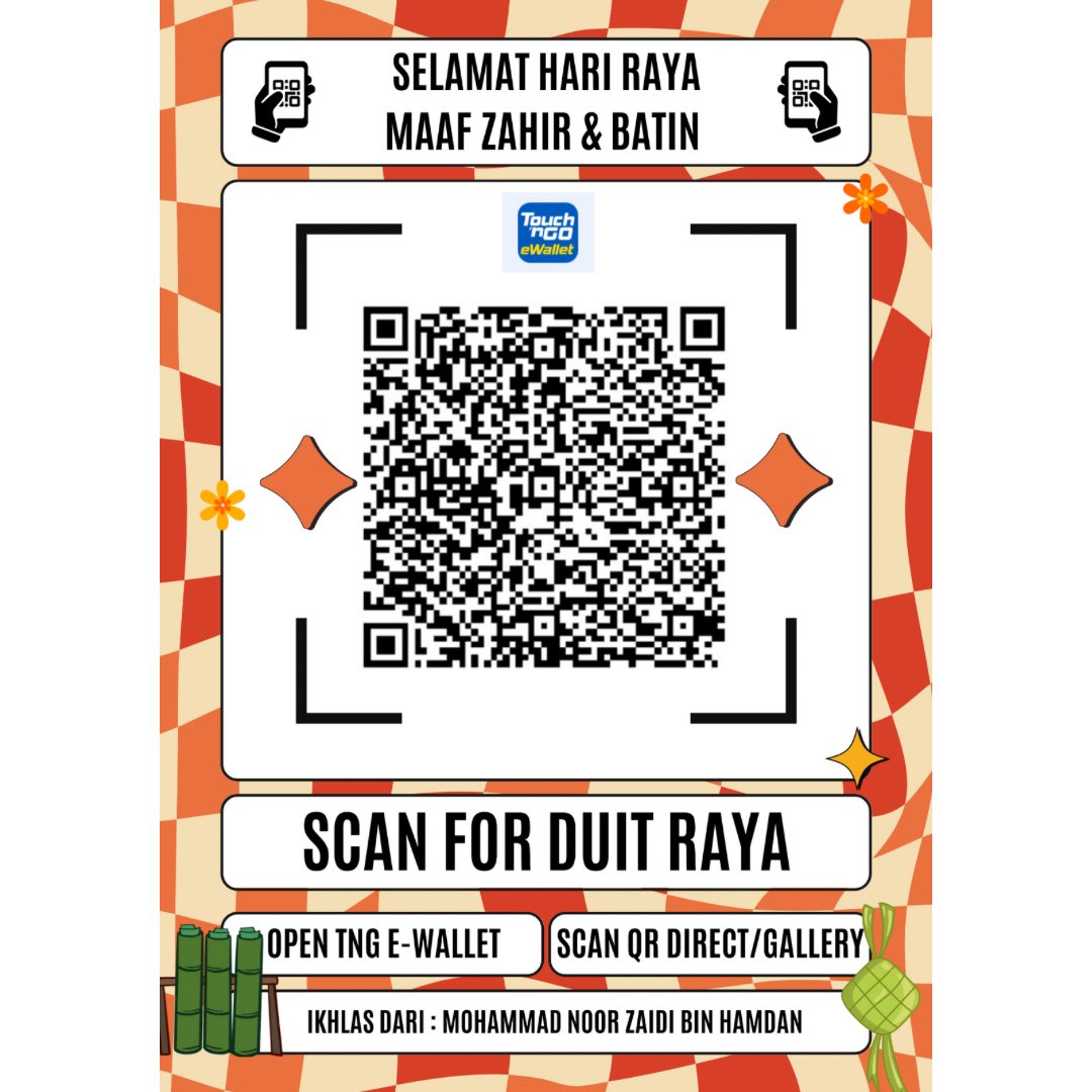 jai_hamdan's tweet photo. Aidilfitri hari kemenangan,
Kejayaan menempuh halangan,
Mengenali erti kesenangan,
Bagi mereka yang kekurangan.

Selamat Hari Raya Aidilfitri
Maaf Zahir &amp; Batin🙏🏻

Sedikit duit raya dari saya yang tak seberapa buat rakan2 kenalan dan sanak saudara. In shaa Allah. https://t.co/Q1hTurvwHa