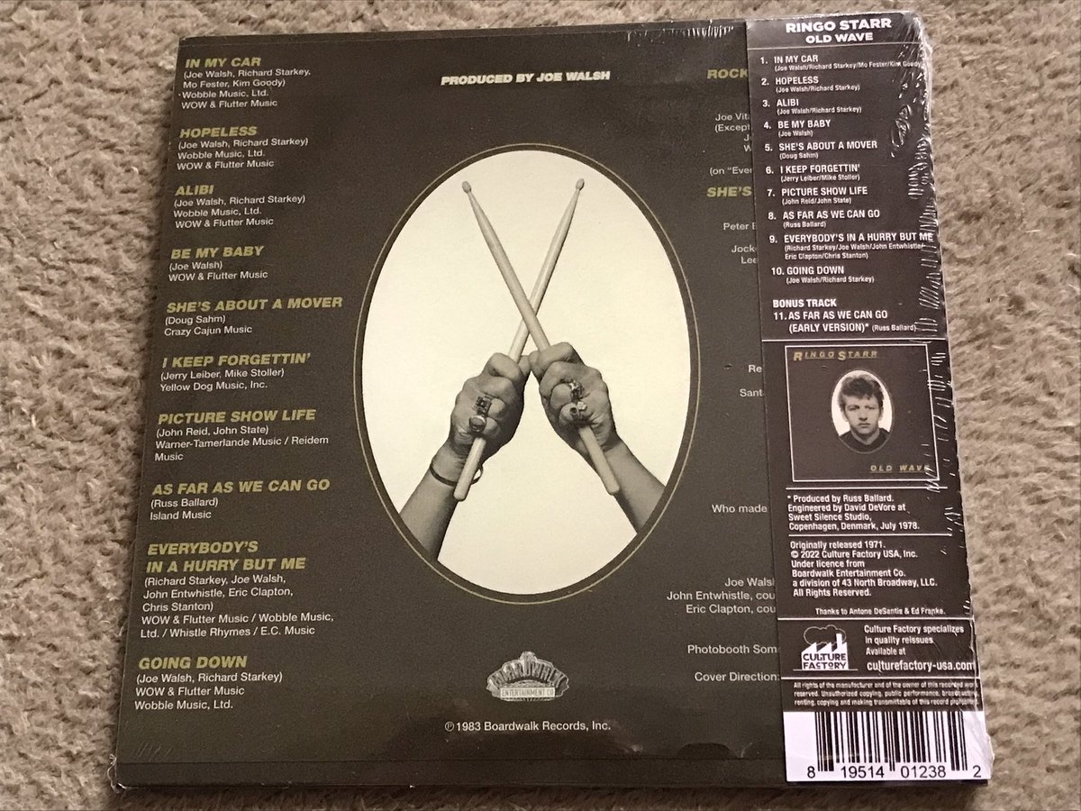 Lv_VESPA_GTS250's tweet photo. #RSD2023
#RingoStarr
#OldWave
フライングゲット!
嘘です😆昨年11月 @BlackFriday 品ですが、現行と同内容なのでパスでした。今回のRSDで当時間に合わずほぼ未入荷だった事を知り、ダメ元でWANTにしたら、一緒に仕入れたのか?数日後には購入出来ました。
#ラビットハウスの休日
(有休2022年 残15) https://t.co/qUpmCX4XoG