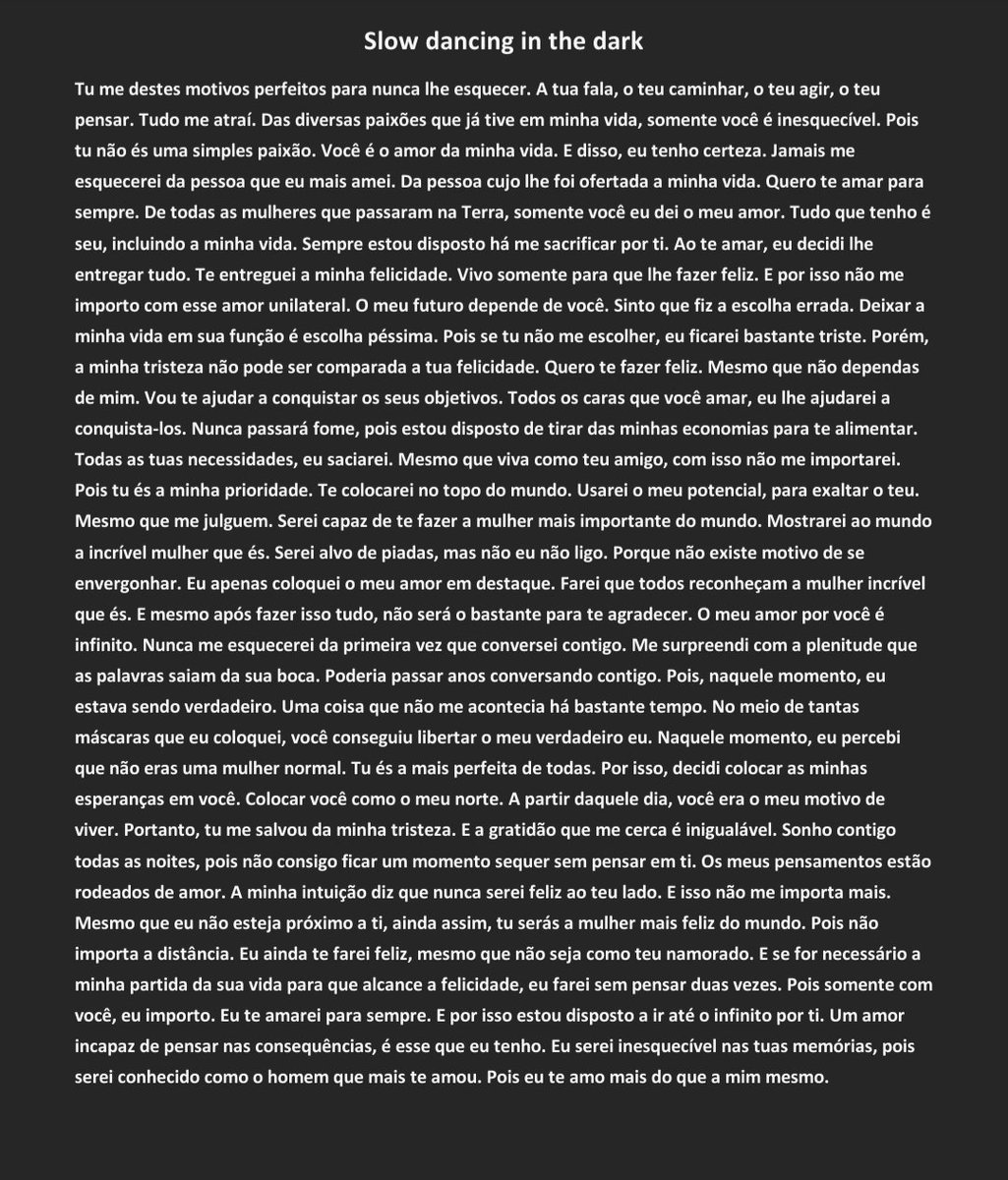 NtlTextos's tweet photo. Olha quem voltou, não que alguém veja as minhas postagens. Se gostarem, não falem nada. https://t.co/Ceos85rw4Z