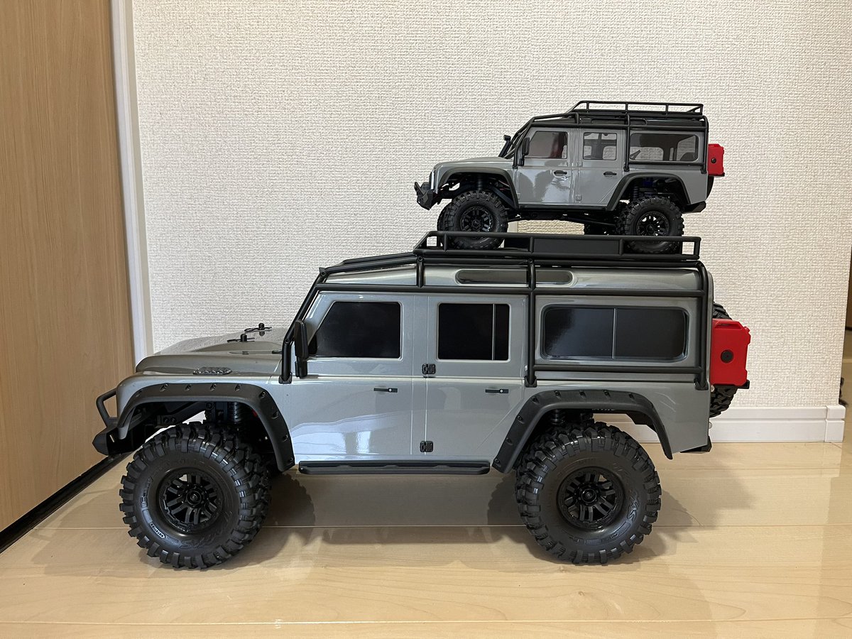 TRX4とTRX4M😊
息子と庭ラジに行ってきます👍