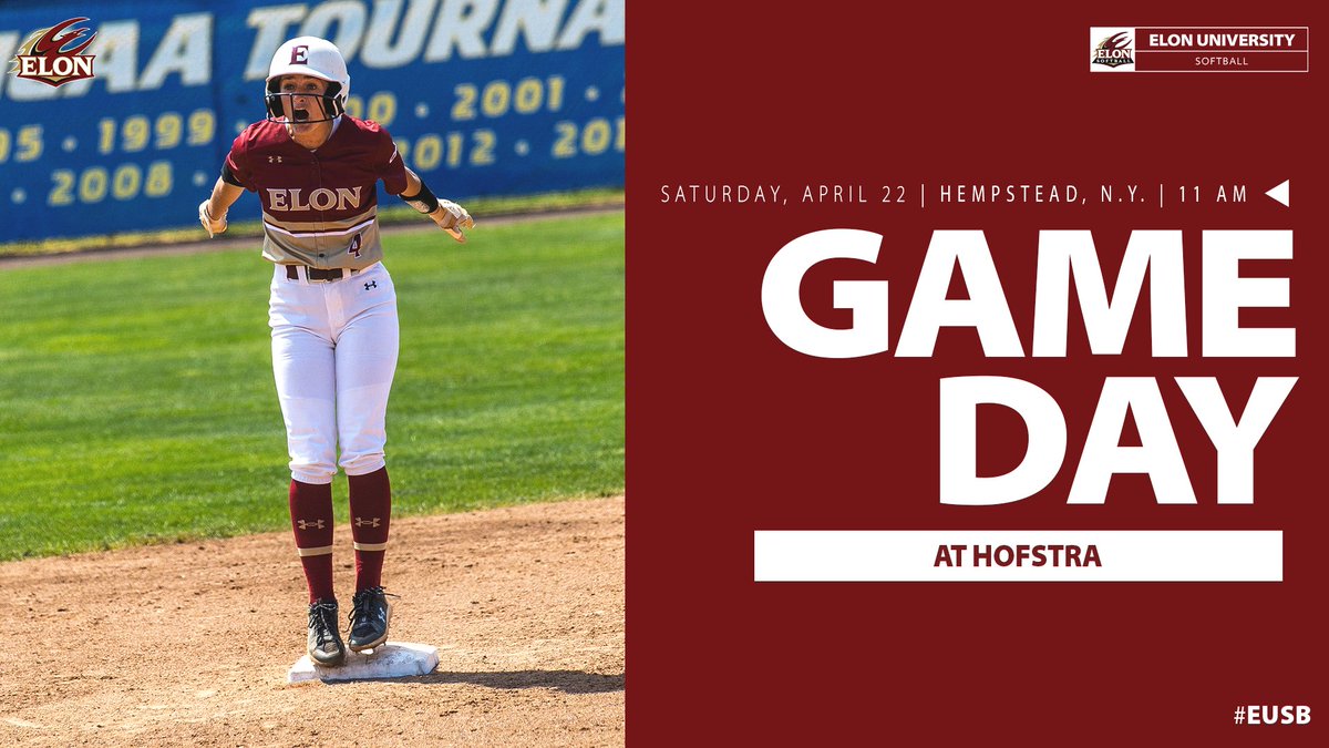 𝐆𝐀𝐌𝐄 𝐃𝐀𝐘!! Going for the series win today!

🆚 | Hofstra
📍 | Hempstead, N.Y.
🏟️ | Bill Edwards Stadium
🕛 | 12 p.m.
📊 | bit.ly/3KSWlAF
💻 | bit.ly/3mWkXk4

#EUSB 🥎