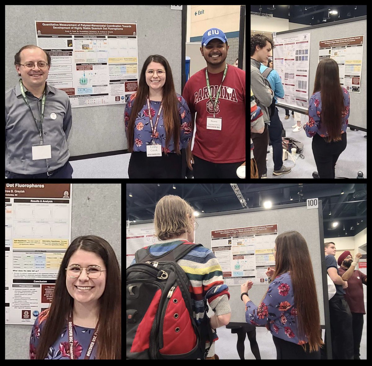lifeofchEMI's tweet photo. Had a great time presenting at #DiscoverUSC today and learning more about the fascinating research on campus🧪🥼 special thanks to @GreytakChem @nuwanthaka and my wonderful group members 😁 https://t.co/XIT3TMEeHd