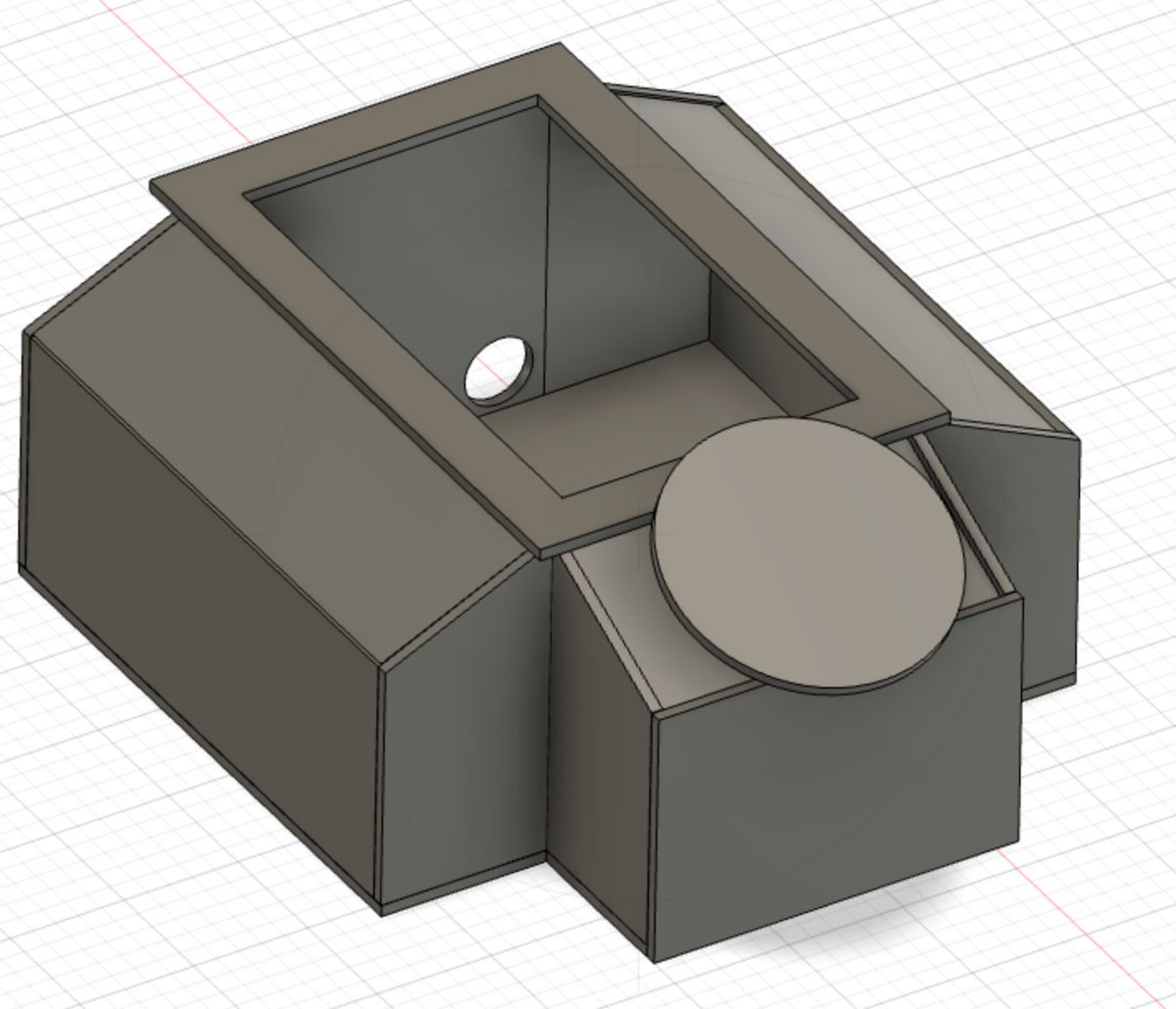 karomancer's tweet photo. We liked the idea of having a sit down table shaped like a boat, and we were all jazzed about having the head of the table have a captain's wheel for driving the boat.

The other two roles are still TBD but we decided on a three player game. Here's some first draft CAD ideas. https://t.co/JjE8zy1fxZ