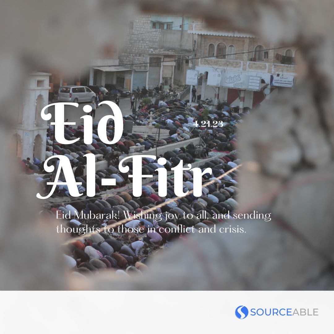 Sourceable_Inc's tweet photo. Eid Mubarak! πβ¨ Celebrating with warmth & happiness, our hearts & prayers go out to those facing difficulties. Wishing peace, love & unity for all. ππ #EidMubarak #Sourceable #Heartfelt #Prayers #GlobalUnity https://t.co/LgiqDrfZRr