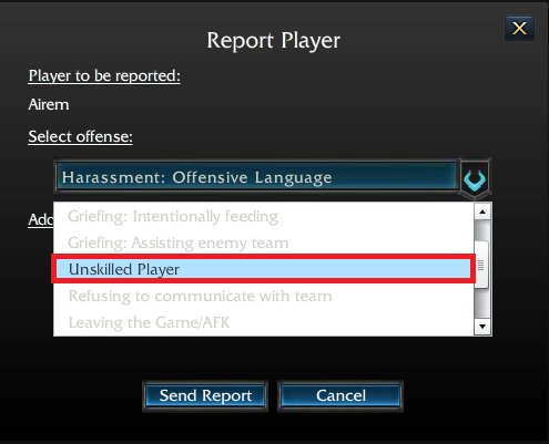 lolsnowball_'s tweet photo. remember when you could report someone for fucking sucking? https://t.co/RRJw72ifrb