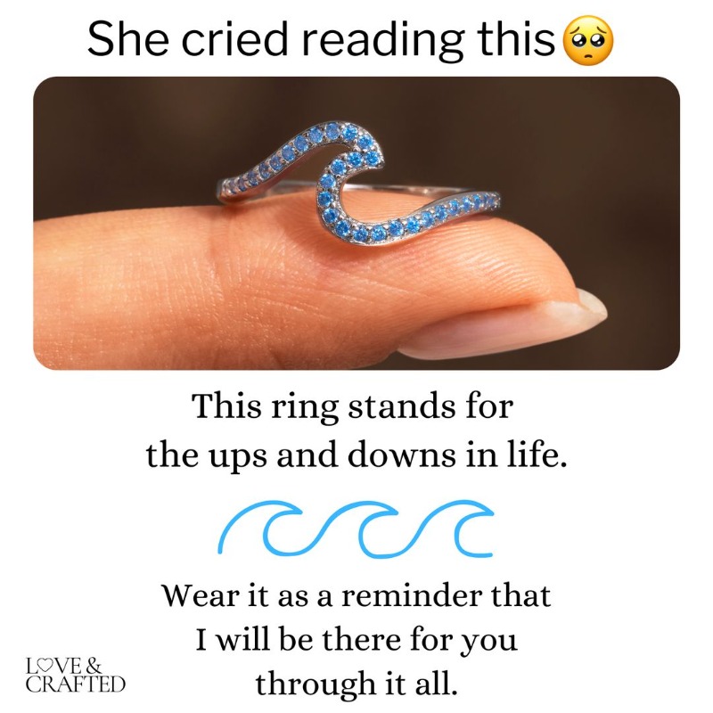 LoveAndCrafted's tweet photo. Remind them you'll be together at all times 🌊💙

Get yours here 👇
https://t.co/eZzqE2n32d