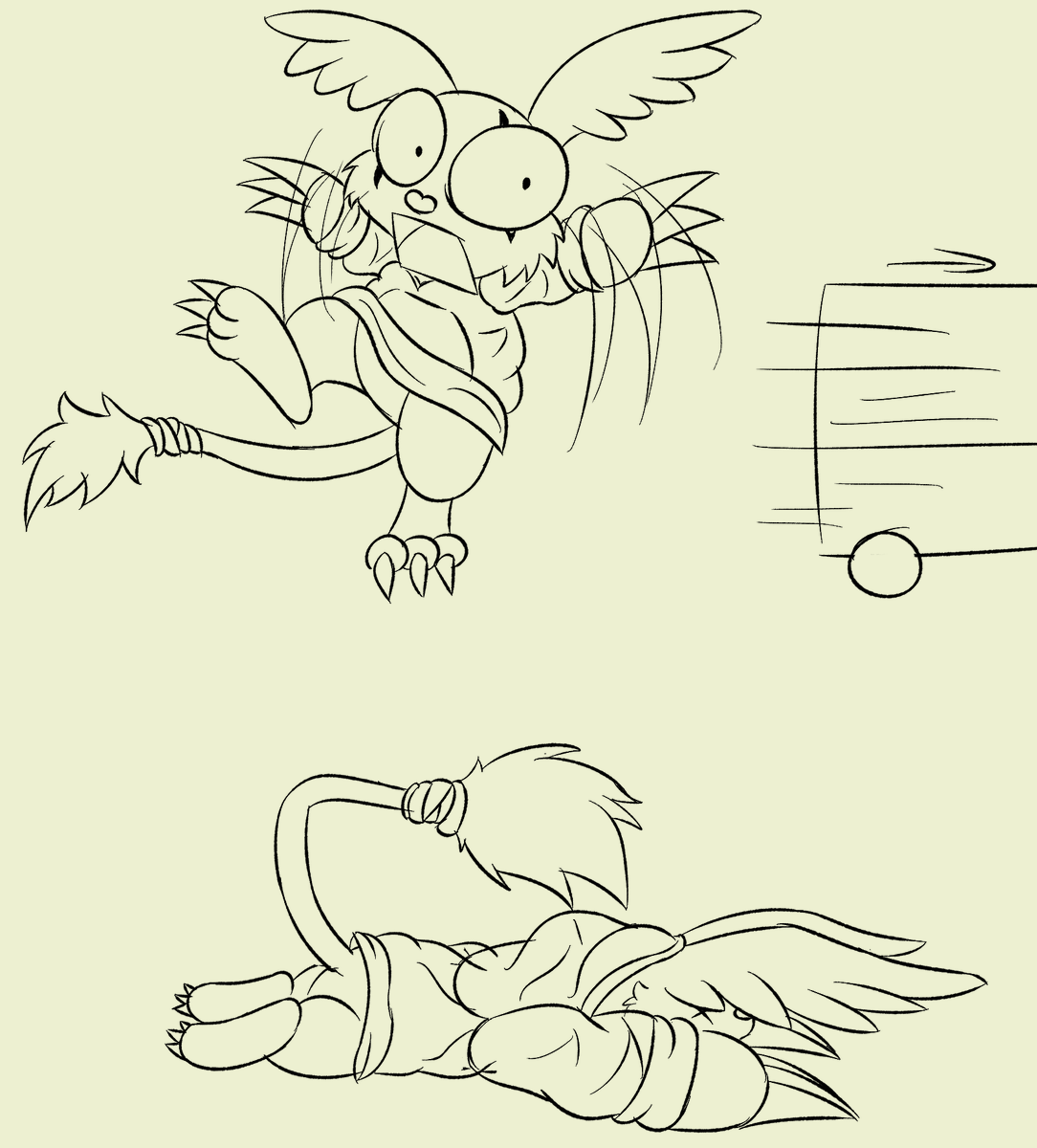 <a href="/rebel_azure/">Alephmon 🐺✨☁️</a> used their raffle prize to make a friend happy. I hope we did it <a href="/Faclan6/">Faclan</a>😁(plus a funny little extra from me personally🤭)
#Digimon #OC