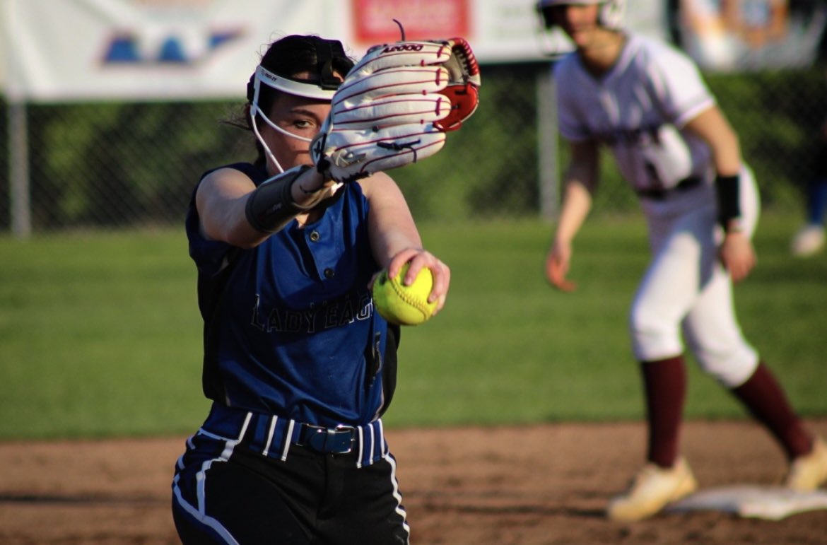 jnichols_2121's tweet photo. Congrats to Cosby’s Reese Michaels, who notched her 300th career strikeout tonight in a 23-0 win over Jellico https://t.co/xDNfjmnhpI