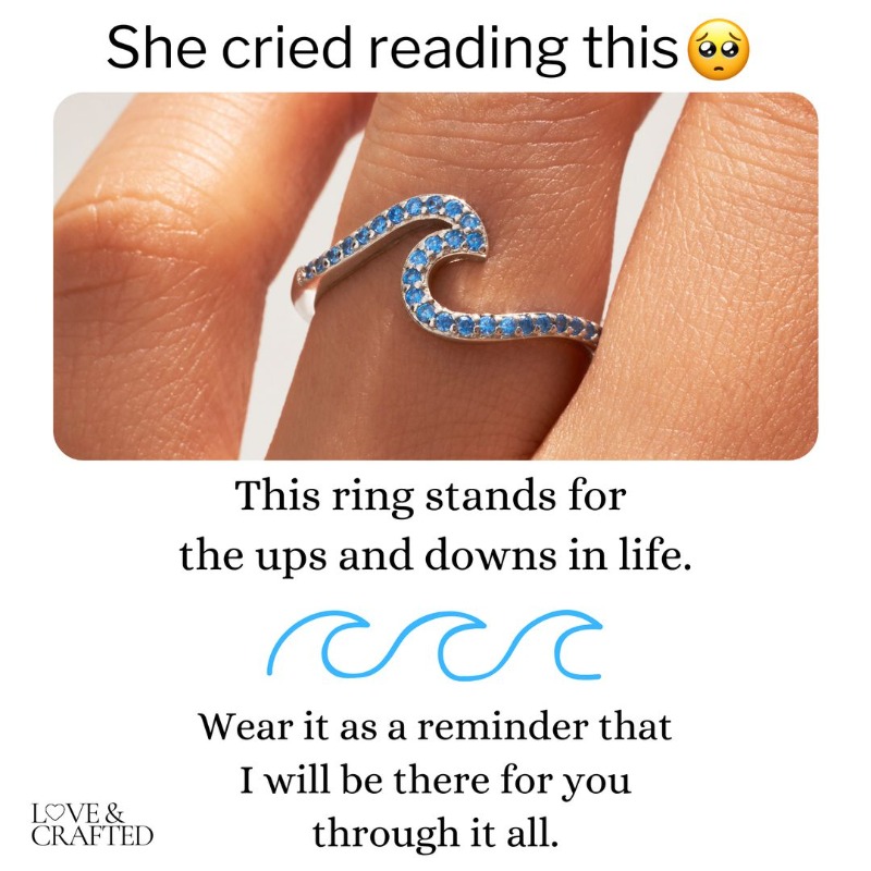 LoveAndCrafted's tweet photo. Remind them you'll be together at all times 🌊💙

Get yours here 👇
https://t.co/eZzqE2n32d