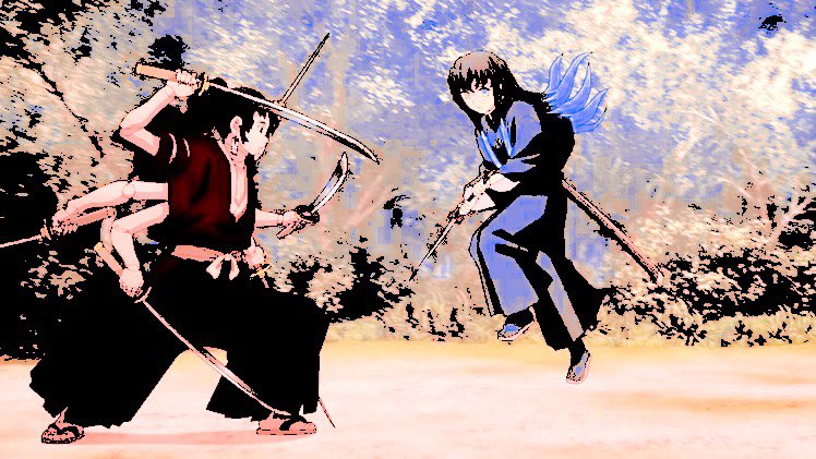 youngestpiIIar's tweet photo. @OFSECRETSWORDS 

⠀  ⠀⠀ He placed the key and turned to turn it on, he grasped his sword to go to the doll with a jump, attacking vertically with his nichirin katana.

⠀  ⠀⠀ https://t.co/7q80JeI58M