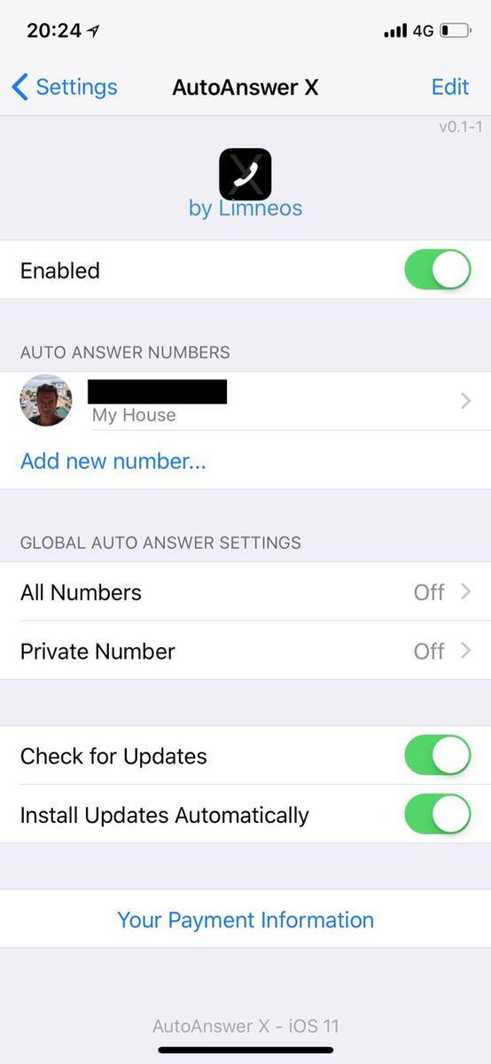 _mainrepo's tweet photo. Take 5 minutes of your time to look at this fabulous Tweak
⚙️AutoAnswer XS (iOS 11/12/13)
*Auto-answer any calls!
📱11.0 - 13.6
🔗https://t.co/vdMjJcnosQ
#AutoAnswer XS (iOS 11/12/13) #Tweak #cydia #mainrepo https://t.co/HZGNeW6Pil