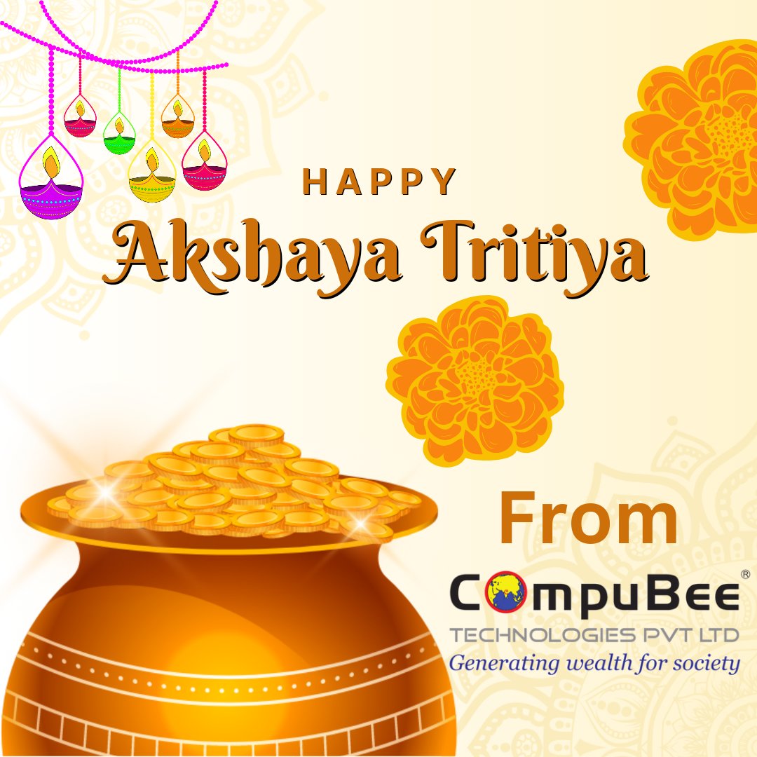 compubee's tweet image. Best wishes for Alshayya Trutiya (अक्षय्य तृतीया)