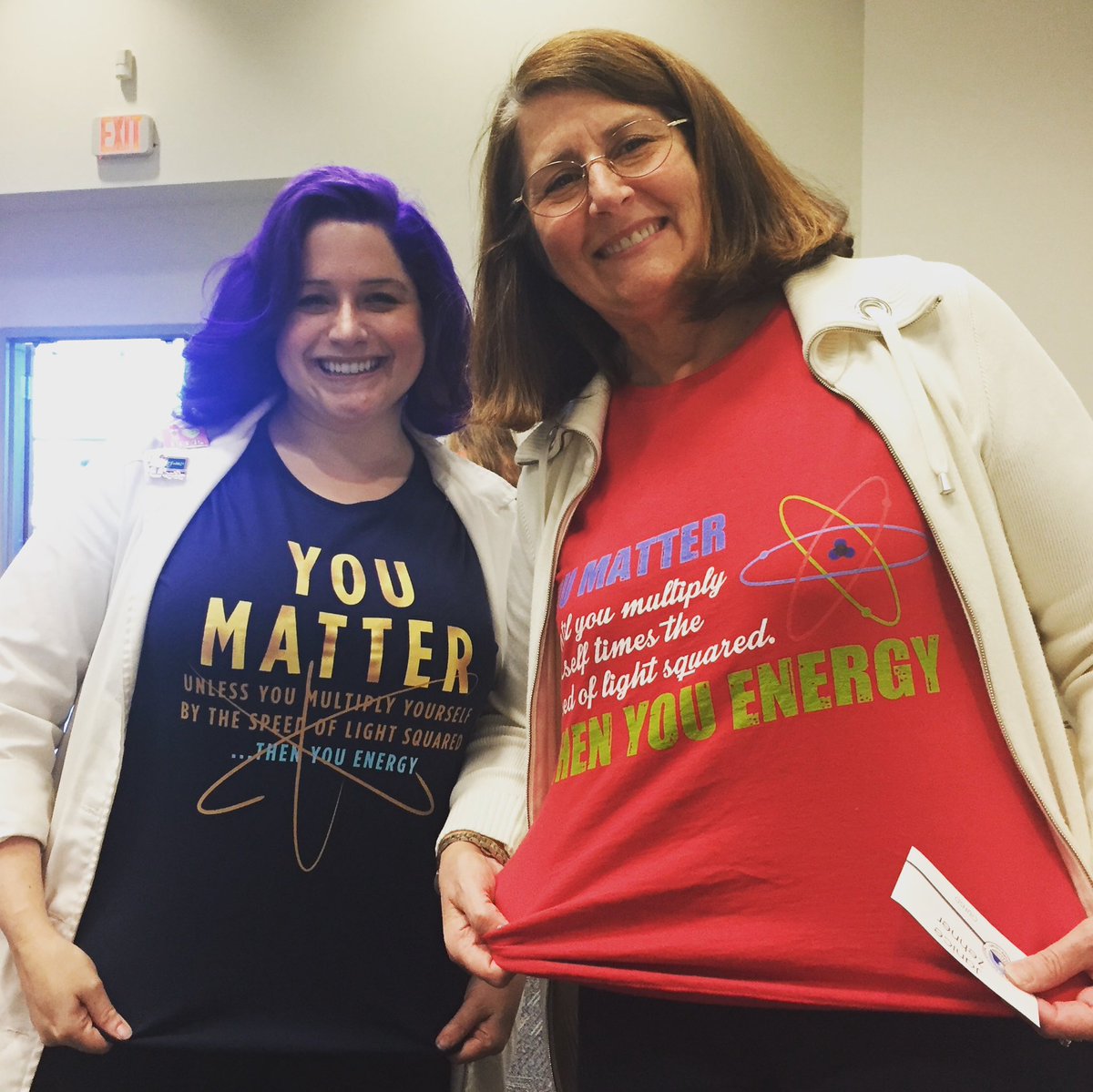 TechCoachKate's tweet photo. @JayWamsted Last count I was over 200 teacher shirts. Even made my own and gave them to exceptional students https://t.co/HcMbxtmvLQ