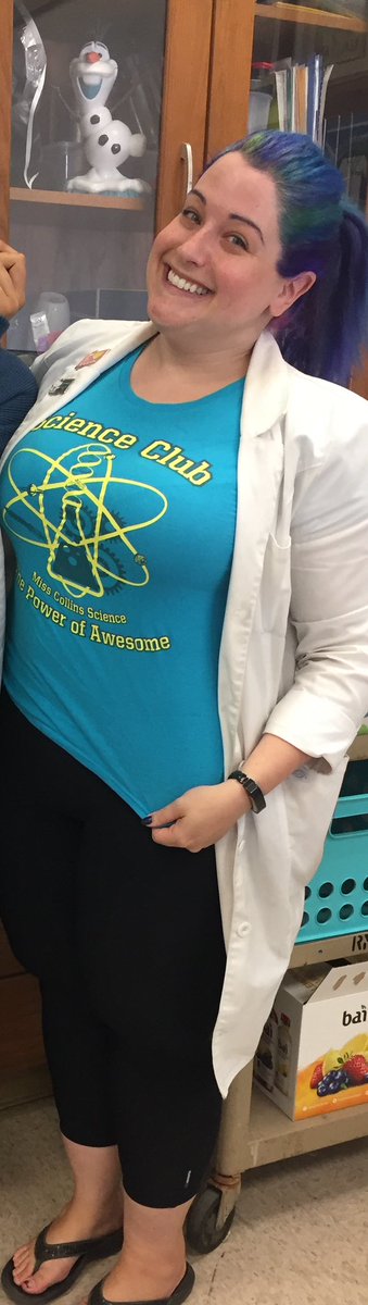TechCoachKate's tweet photo. @JayWamsted Last count I was over 200 teacher shirts. Even made my own and gave them to exceptional students https://t.co/HcMbxtmvLQ