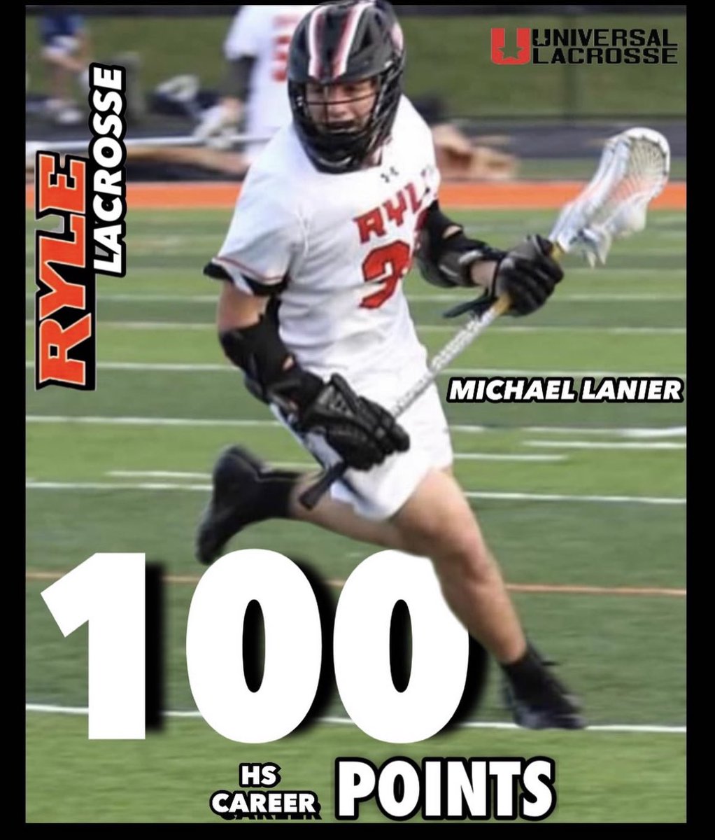 LacrosseRyle's tweet photo. Congratulations to Junior Midfielder Michael Lanier who passed 100 Career Points in tonight’s game vs Walton-Verona!

🧡🖤 GO RAIDERS! 🧡🖤 https://t.co/FreWeyhMyw